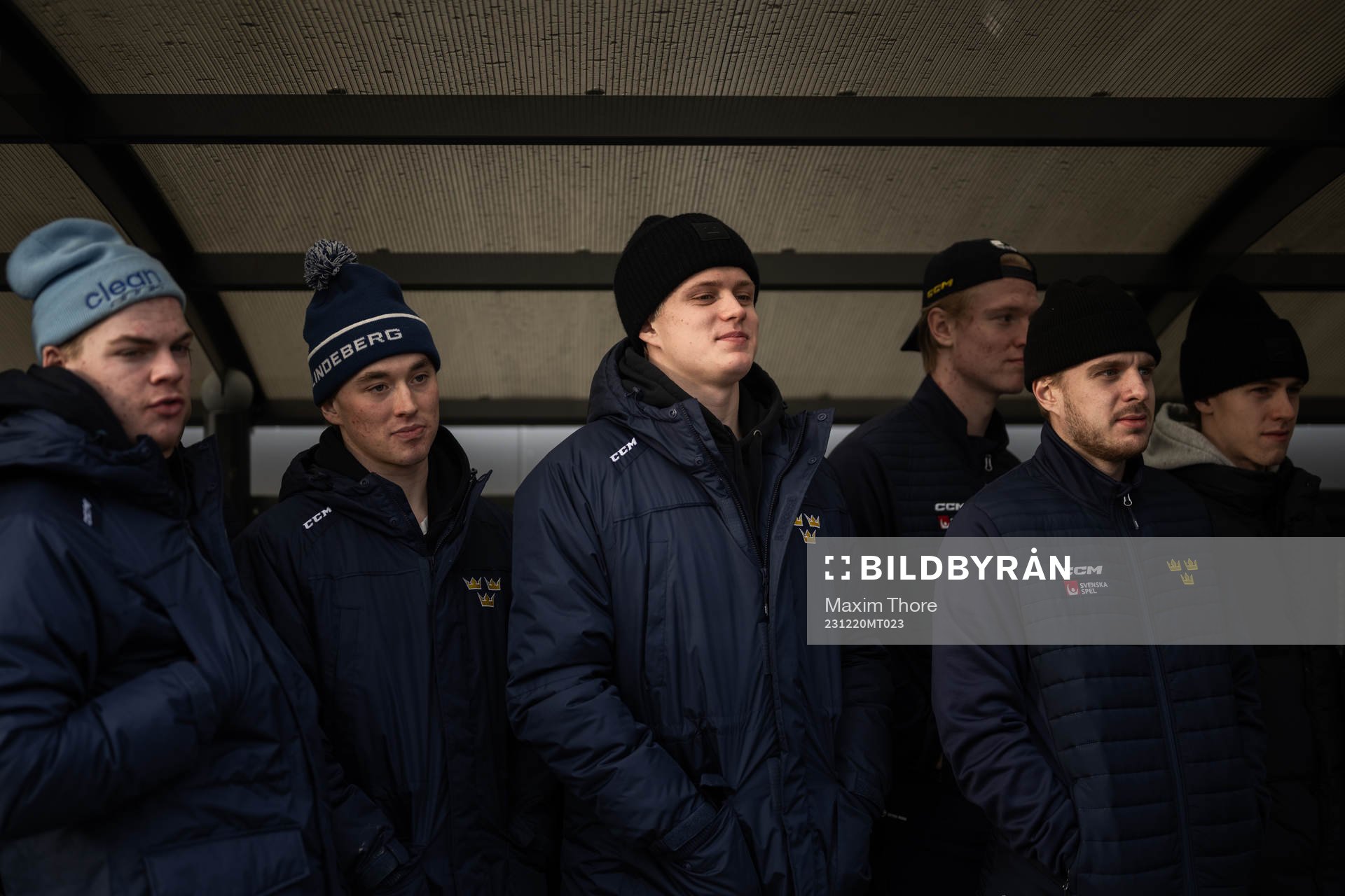Oskar Pettersson, Noah Östberg, Elias Pettersson and