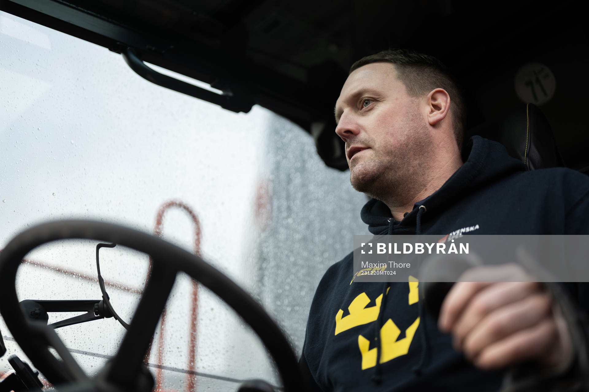 Equipment manager Daniel Nilsson of the Swedish under-20