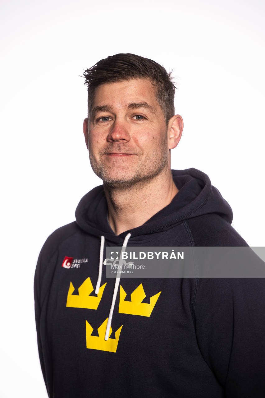 Team Doctor Ryan Allenby of the Swedish under-20 national
