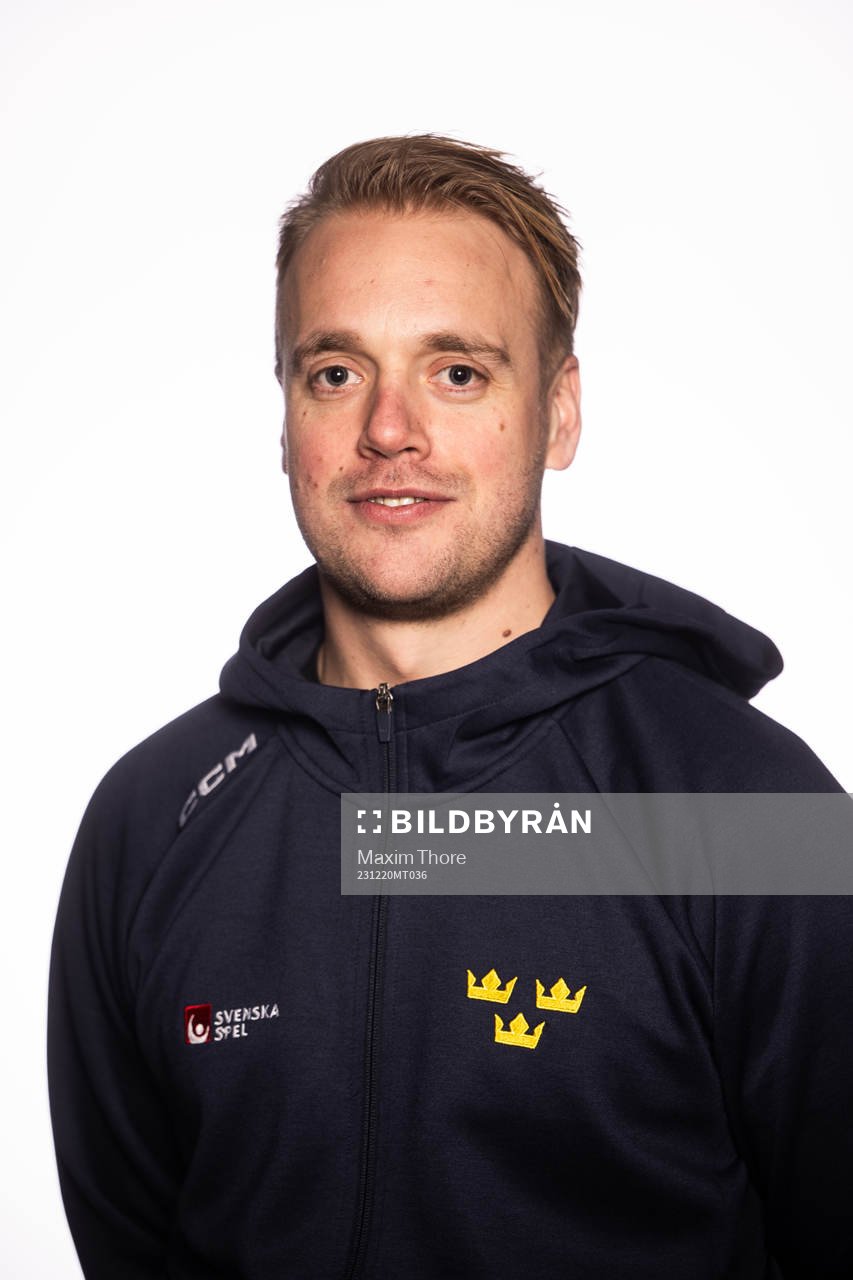 Team manager Hampus Sjöström of the Swedish under-20
