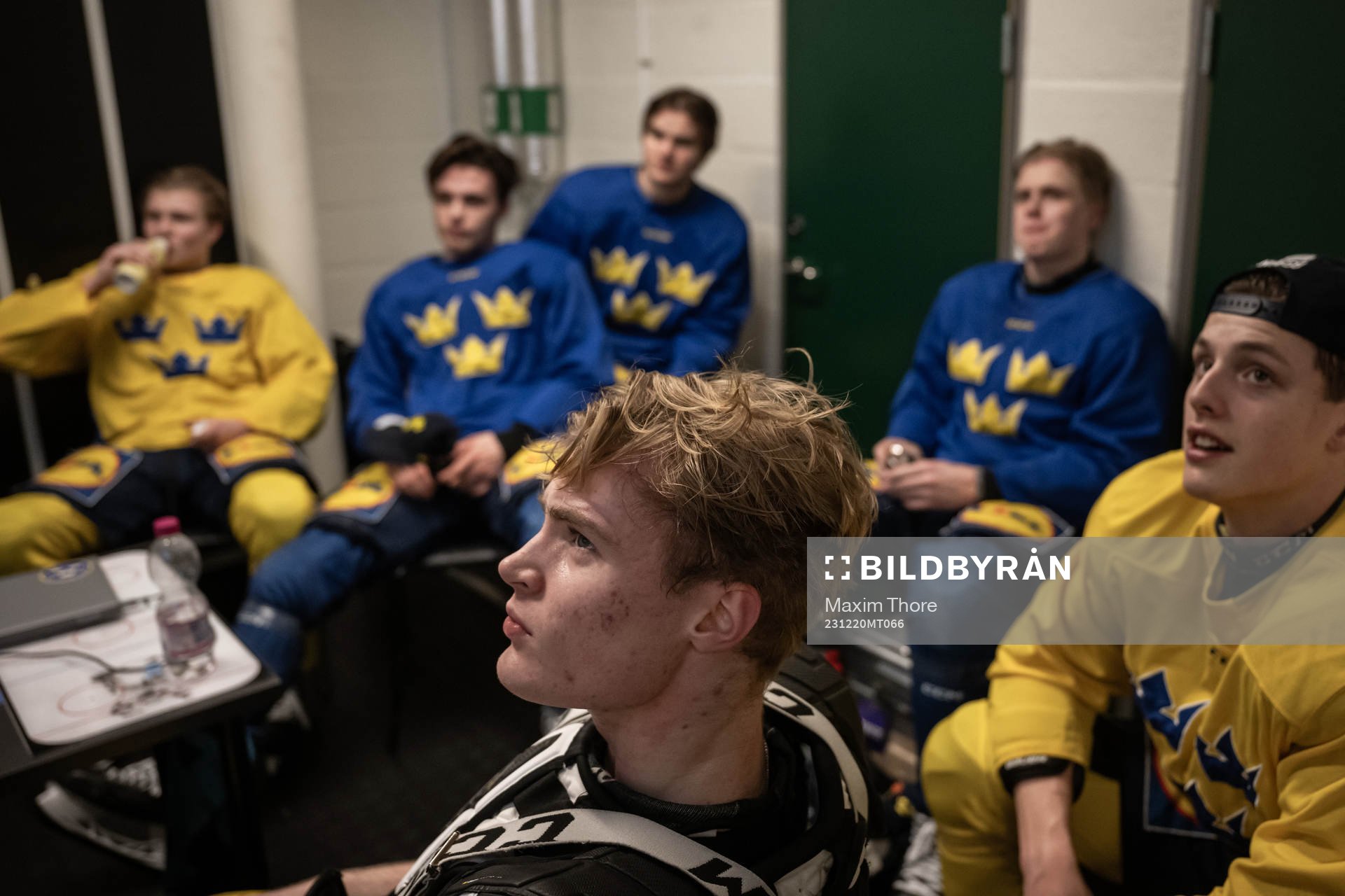 Tom Willander of the Swedish under-20 national ice hockey
