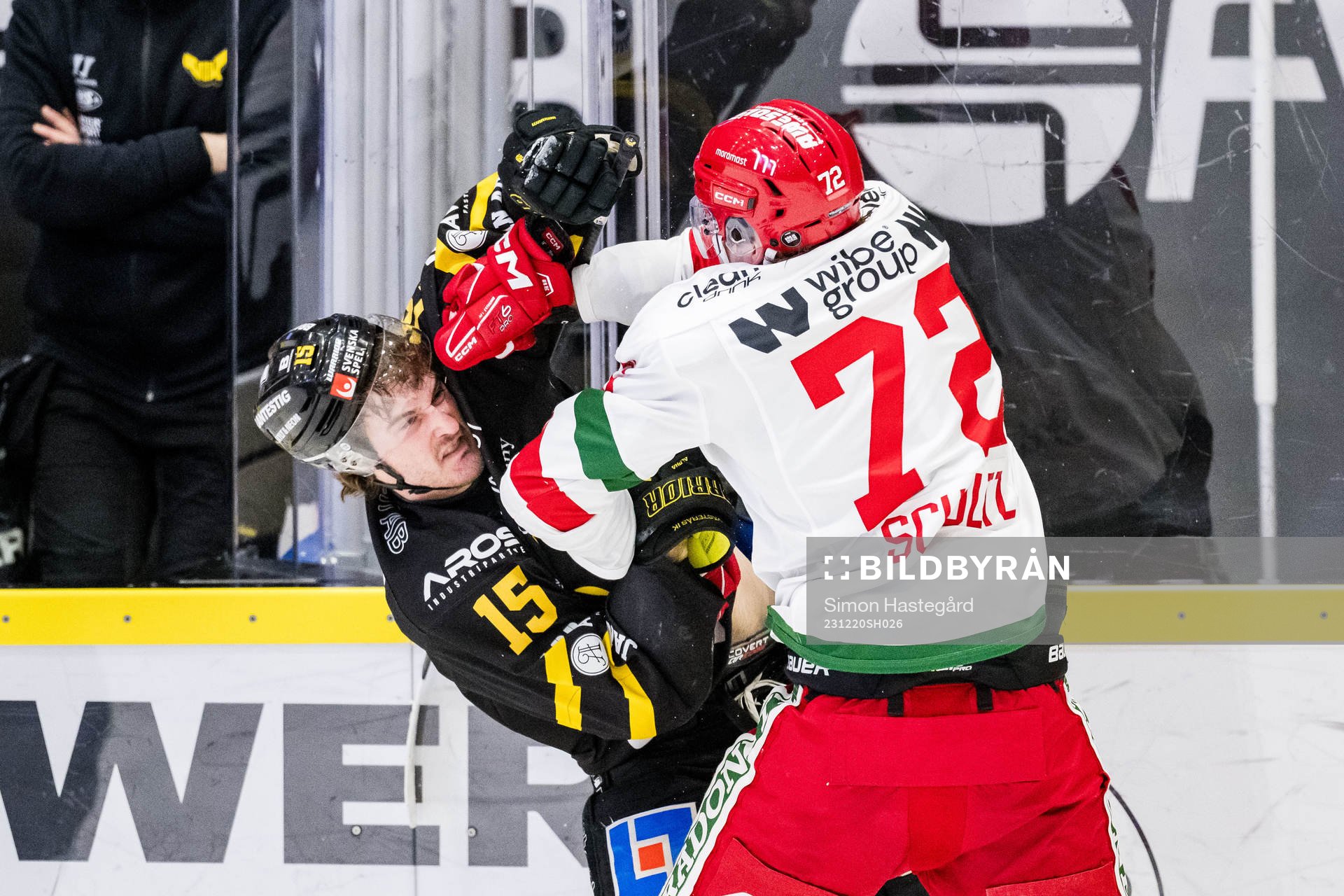 Västerås Jared Dmytriw och Moras Phillip Schultz