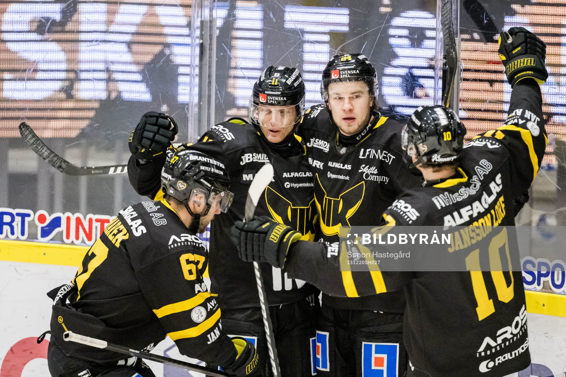 Västerås Kyle Topping jublar