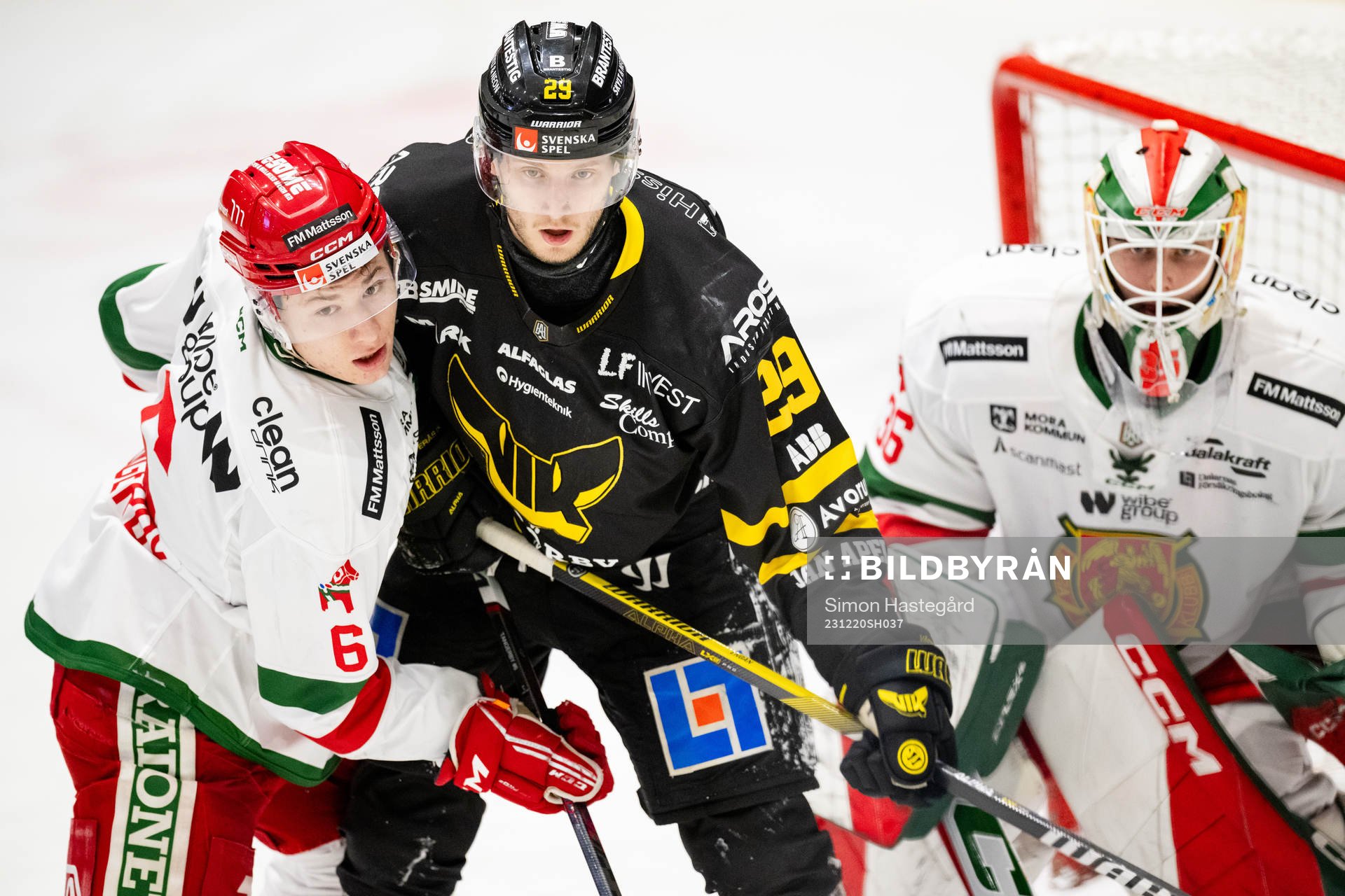 Moras Oskar Tängerby och Västerås Eric Engstrand