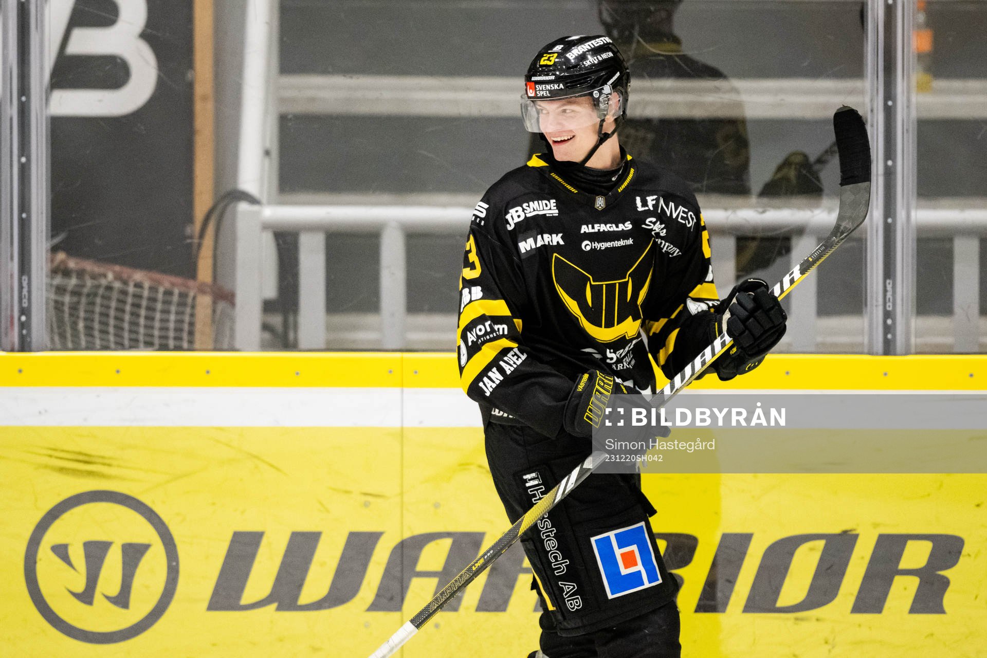 Västerås Adam Hofbauer jublar