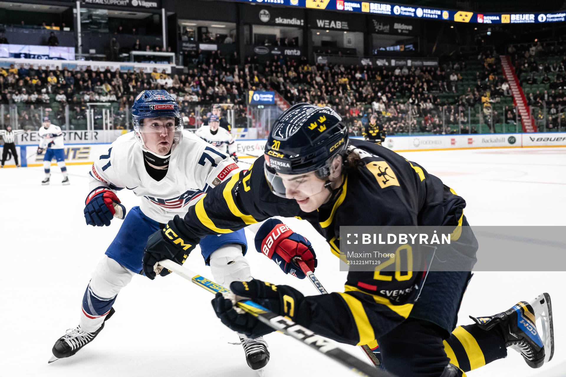 Ryan Chesley of USA and Liam Öhgren of Sweden