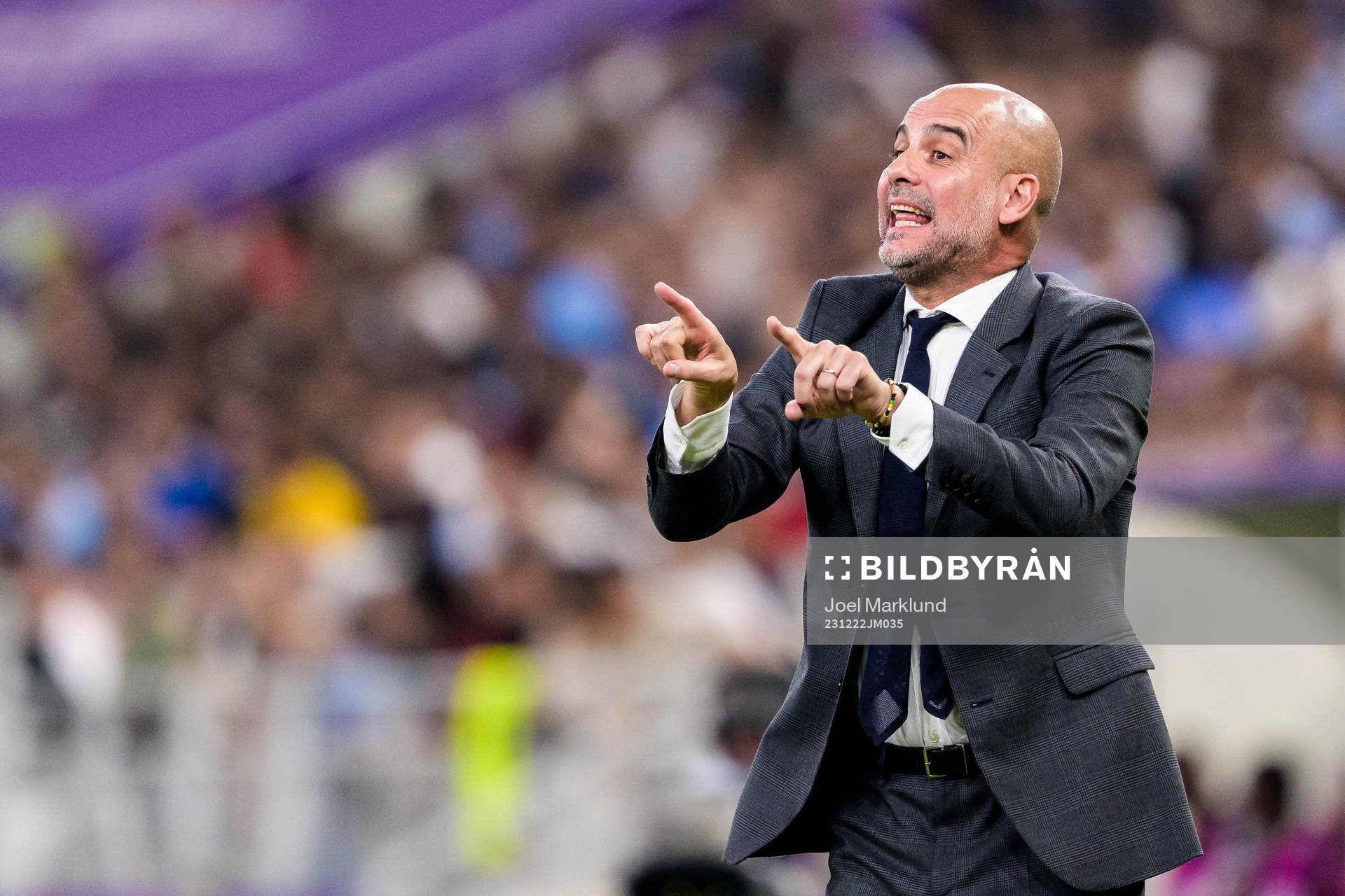 Head coach Pep Guardiola of Manchester City
