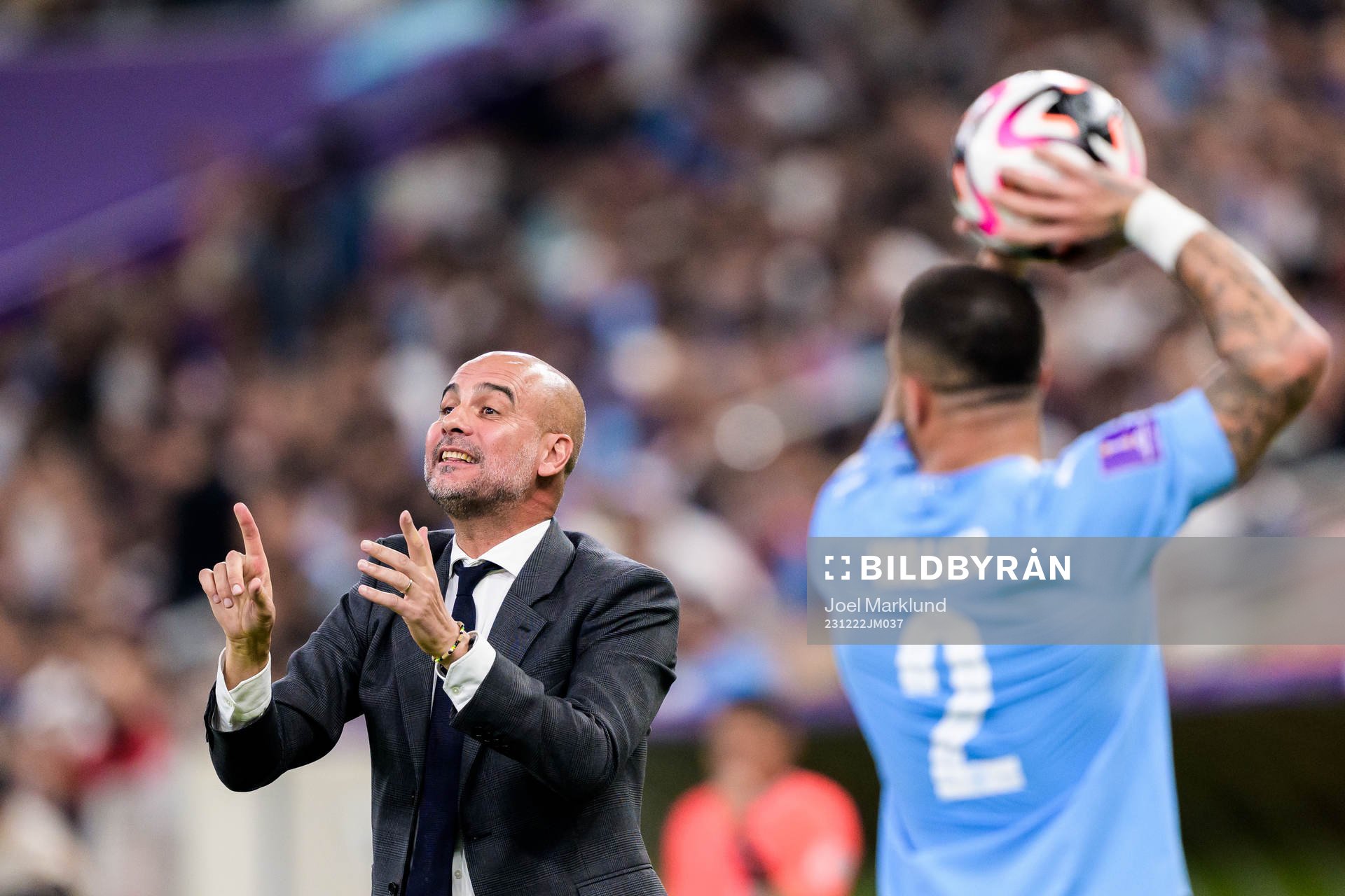 Head coach Pep Guardiola of Manchester City