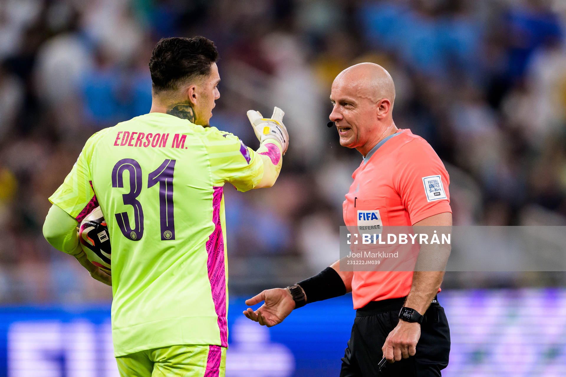 Referee Szymon Marciniak