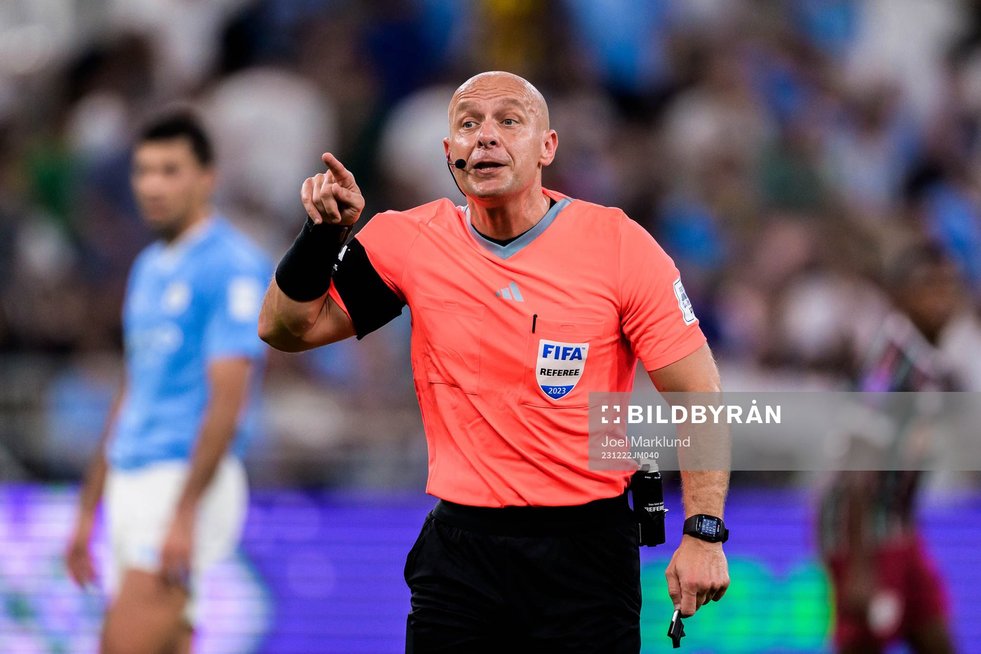 Referee Szymon Marciniak