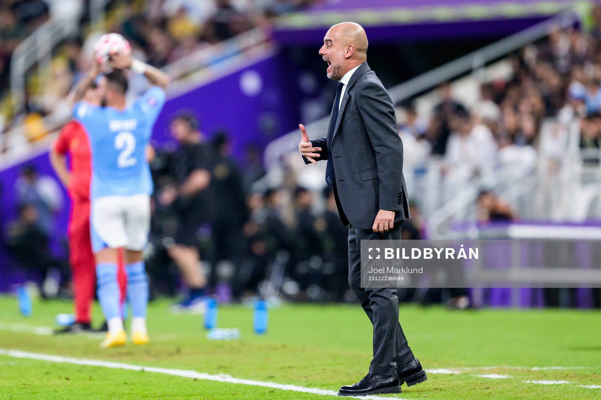 Head coach Pep Guardiola of Manchester City
