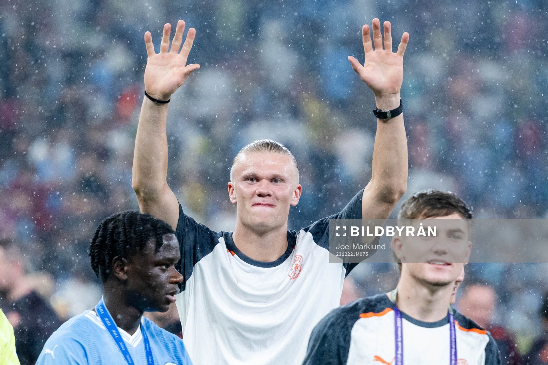 Erling Braut Haaland of Manchester City celebrates