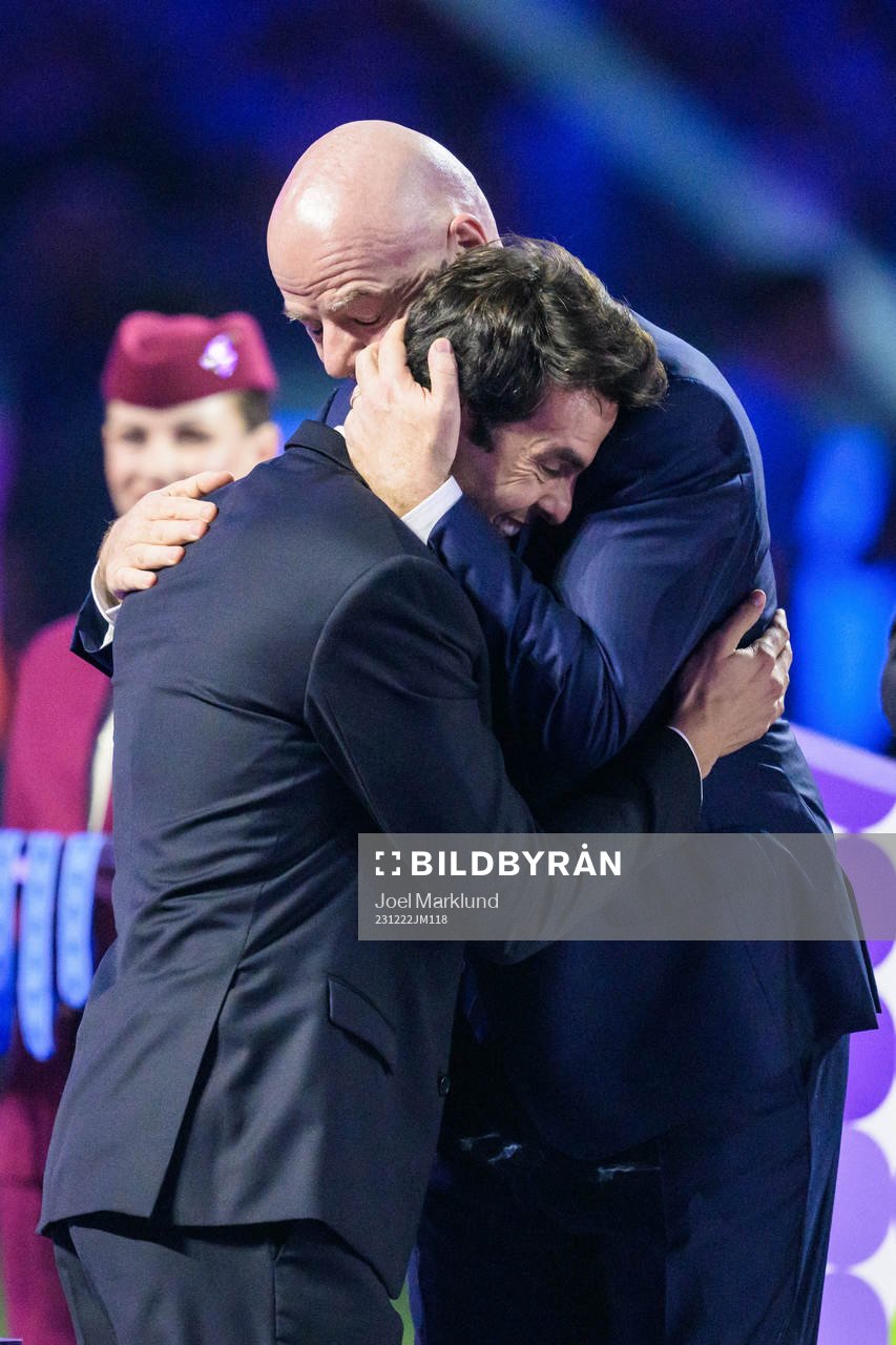 Kaká and Gianni Infantino, President of FIFA
