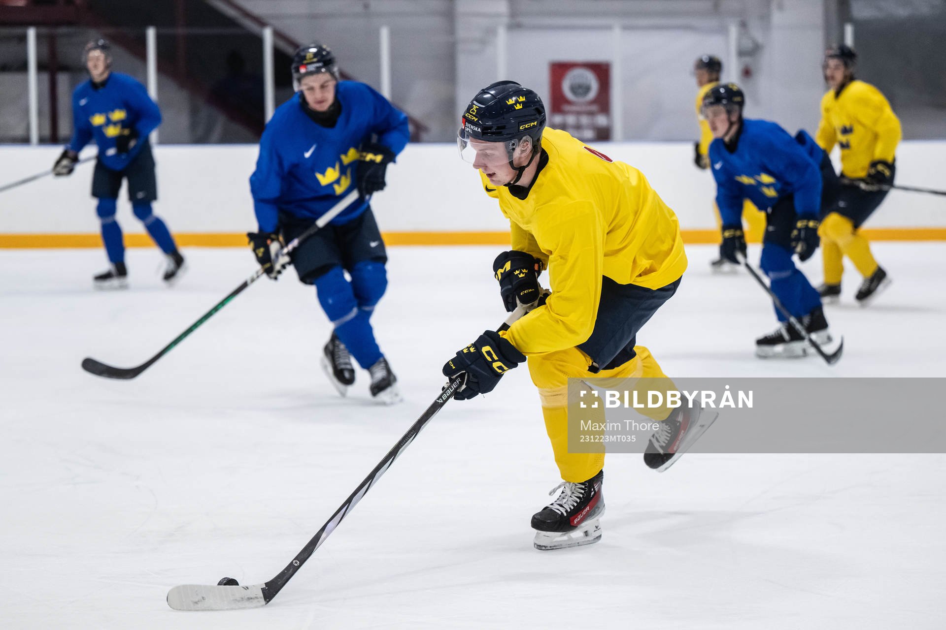 Otto Stenberg of Sweden at a practice session