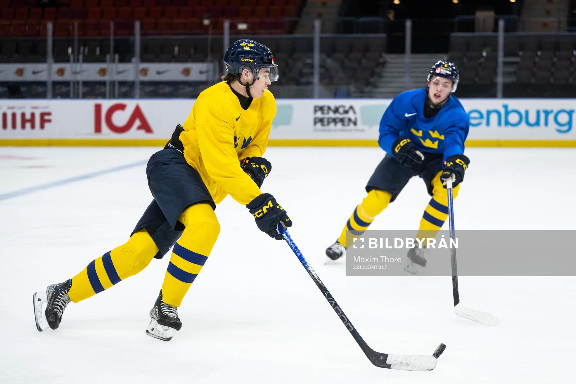 Felix Unger Sörum of Sweden at a practice session