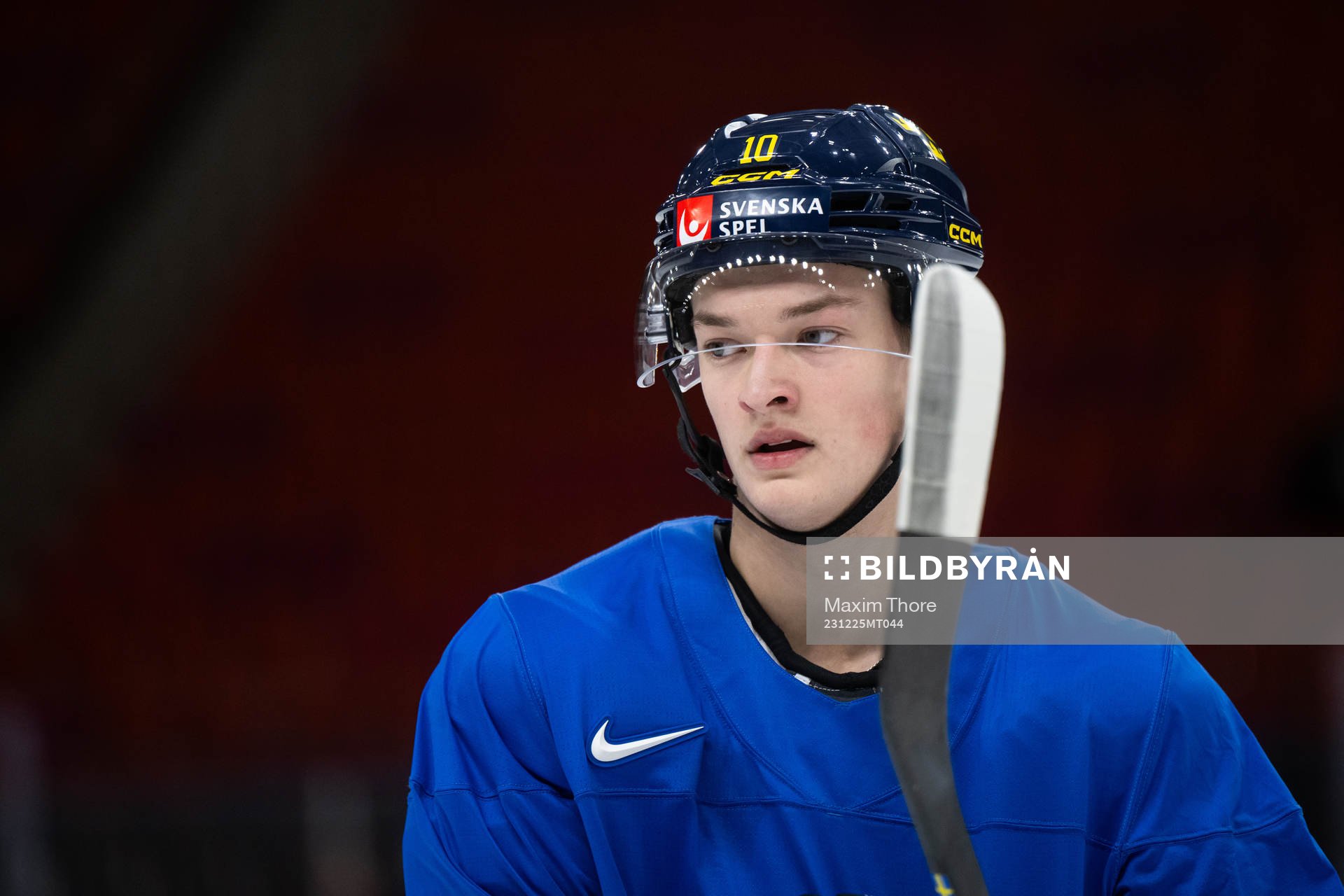 Fabian Wagner of Sweden at a practice session