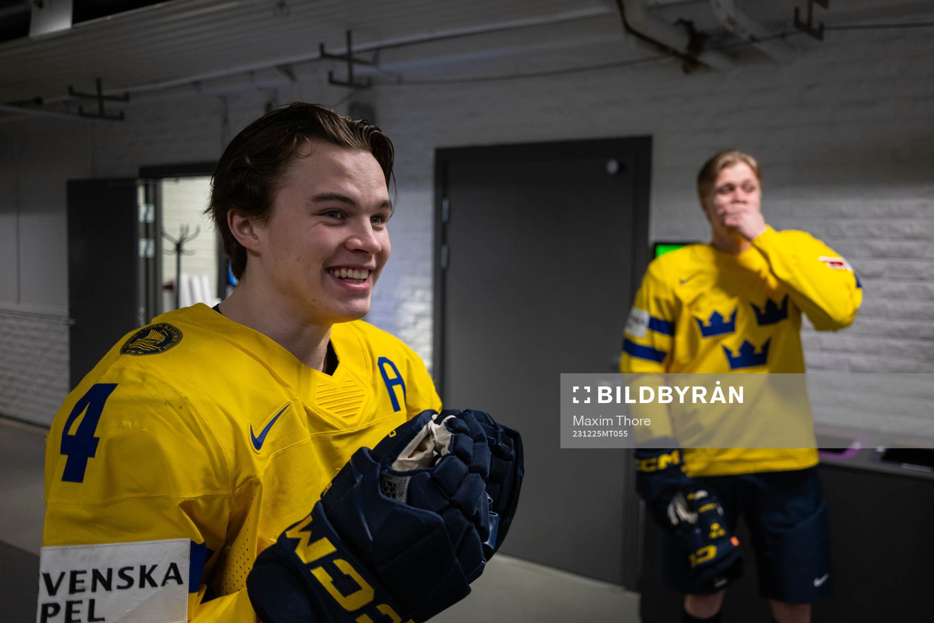 Axel Sandin-Pellikka and Elias Pettersson of Sweden