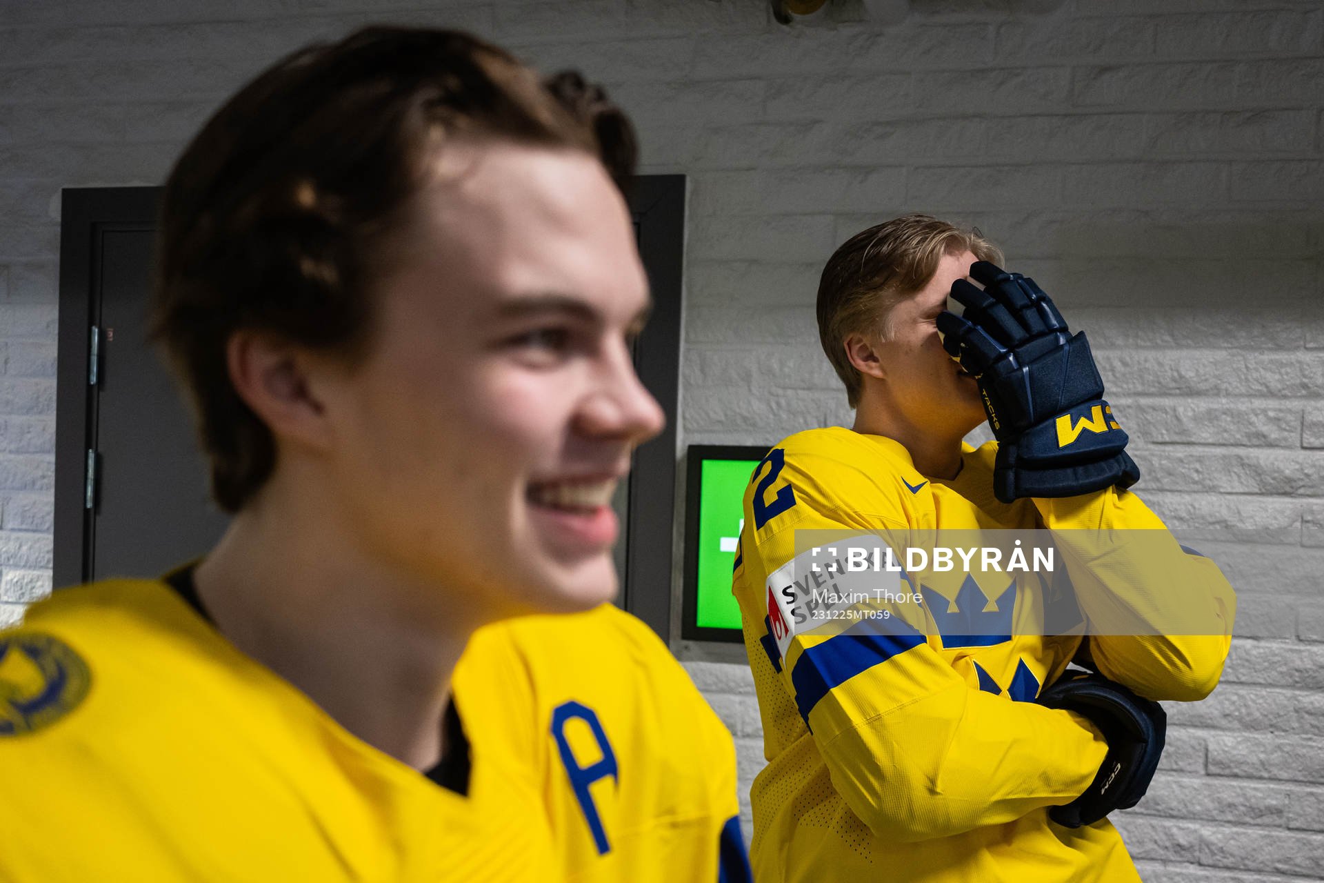 Axel Sandin-Pellikka and Elias Pettersson of Sweden