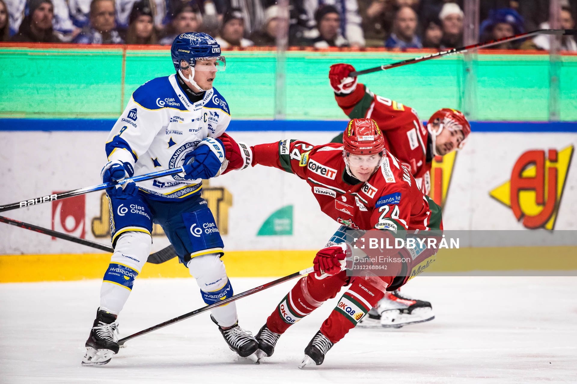 Leksands Patrik Zackrisson och MoDos Erik Walli Walterholm