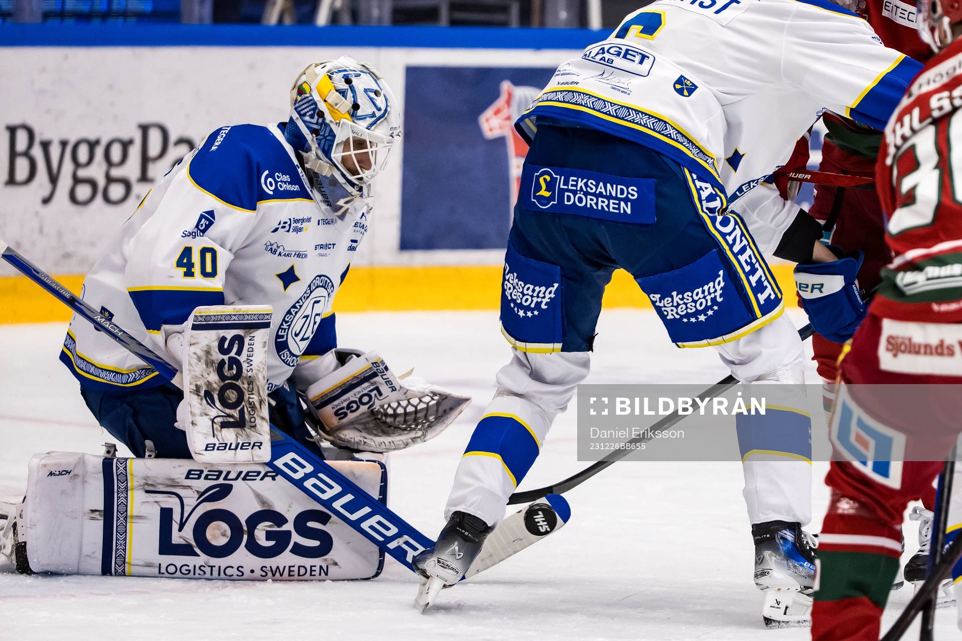 Leksands målvakt Mantas Armalis