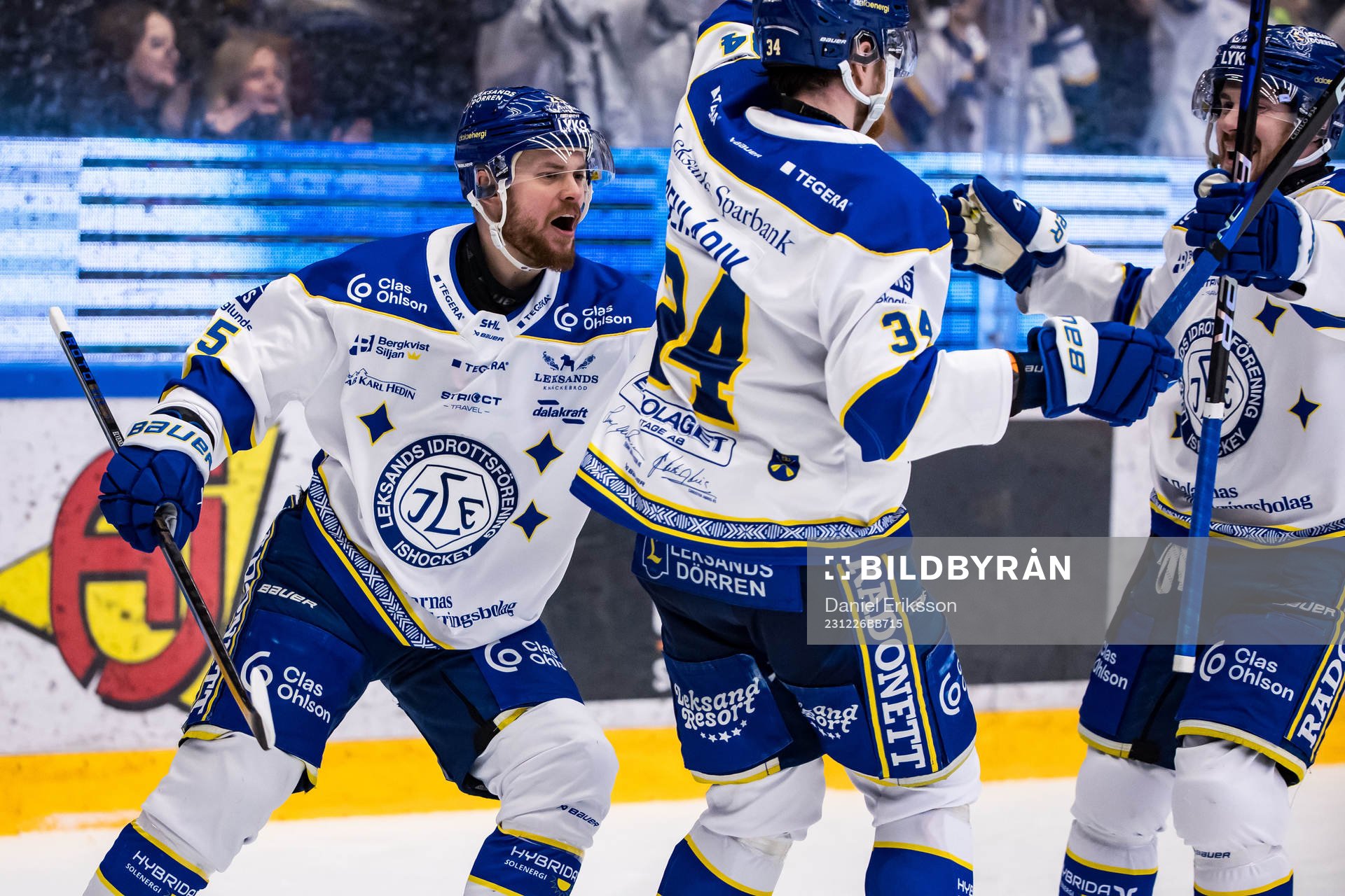 Leksands Lucas Elvenes jublar