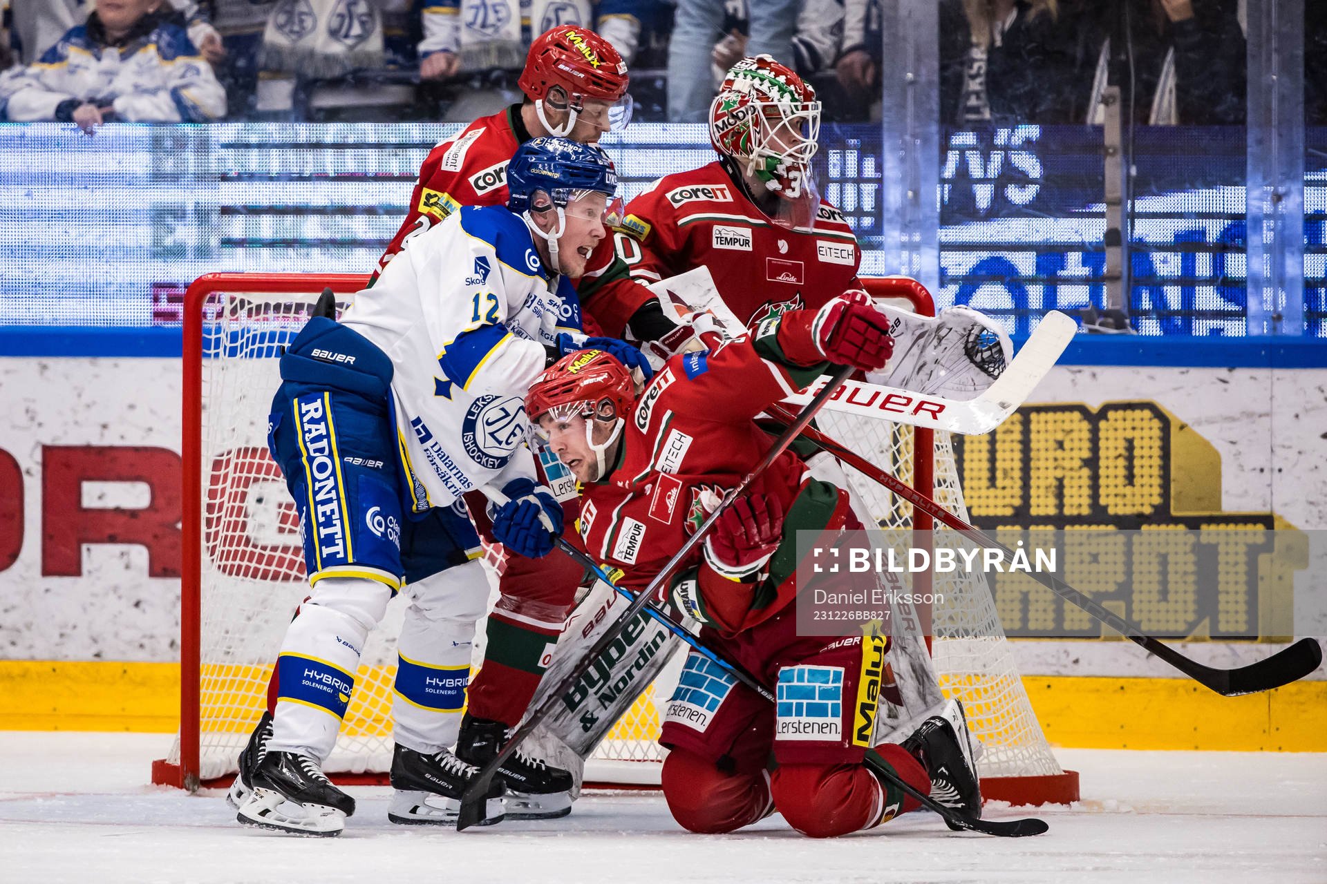 Leksands Kalle Östman och MoDos August Berg