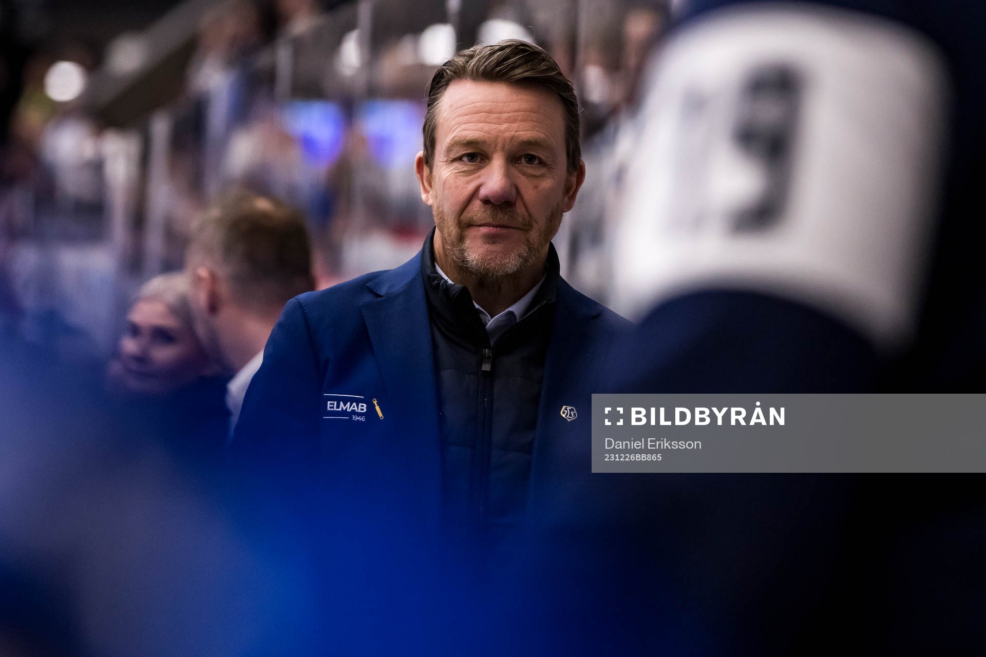 Leksands tränare Charles Berglund