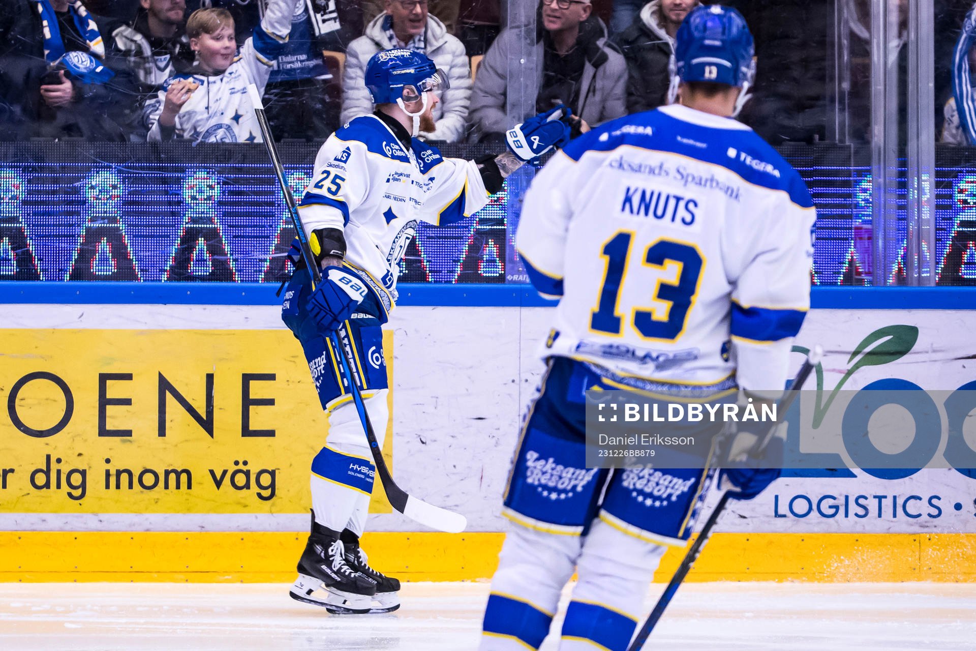 Leksands Lucas Elvenes jubel