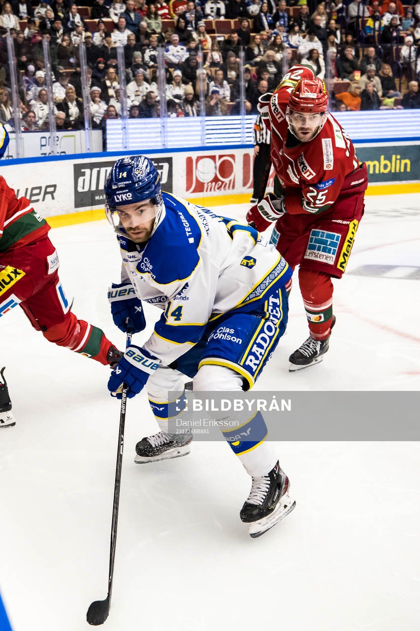 Leksands Oskar Lang och MoDos Sam Vigneault