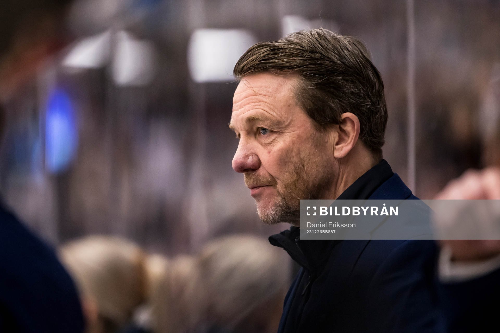 Leksands tränare Charles Berglund