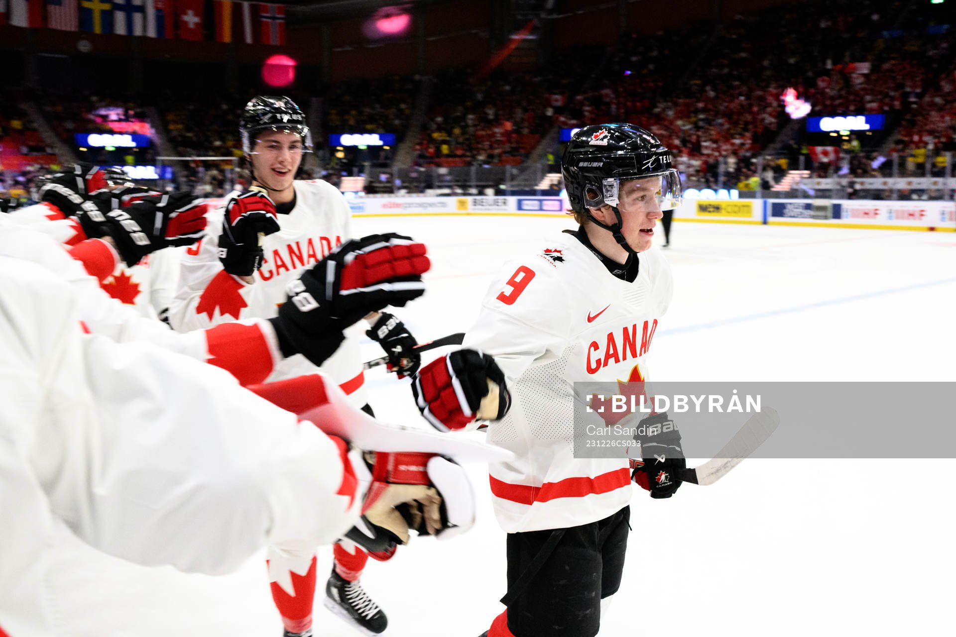 Nate Danielson of Canada celebrates
