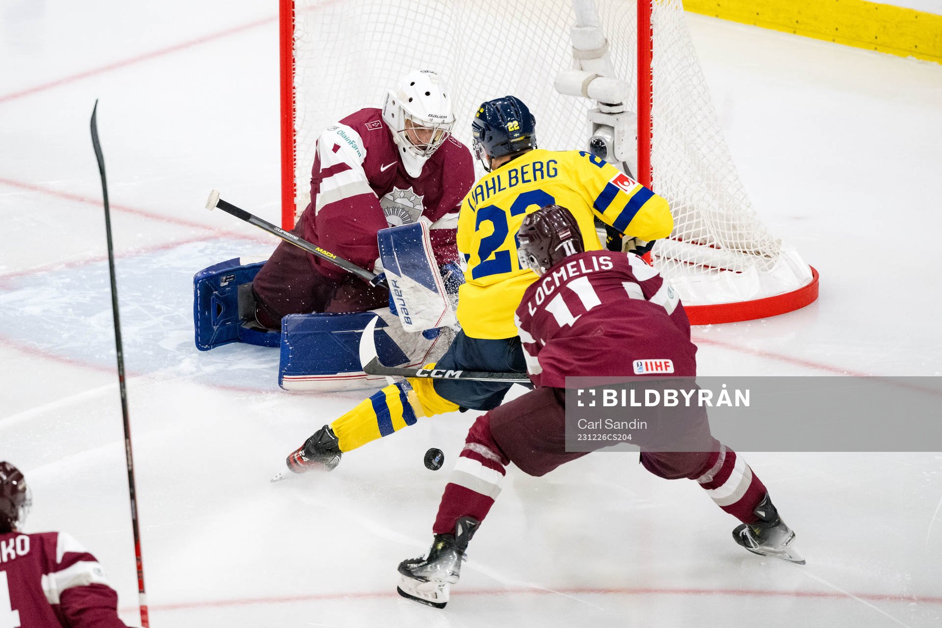 Deivs Rolovs of Latvia and Anton Wahlberg of Sweden