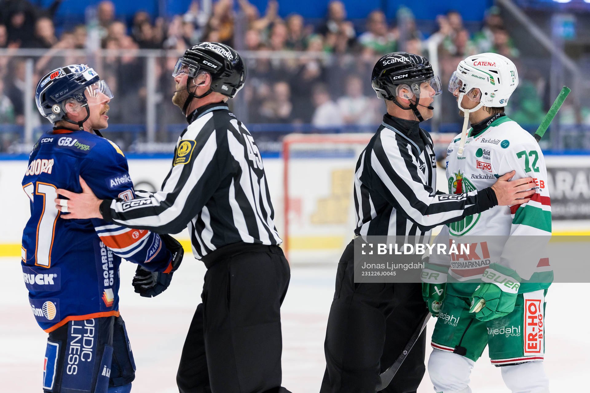 Växjös Brian Cooper och Rögles Daniel Zaar