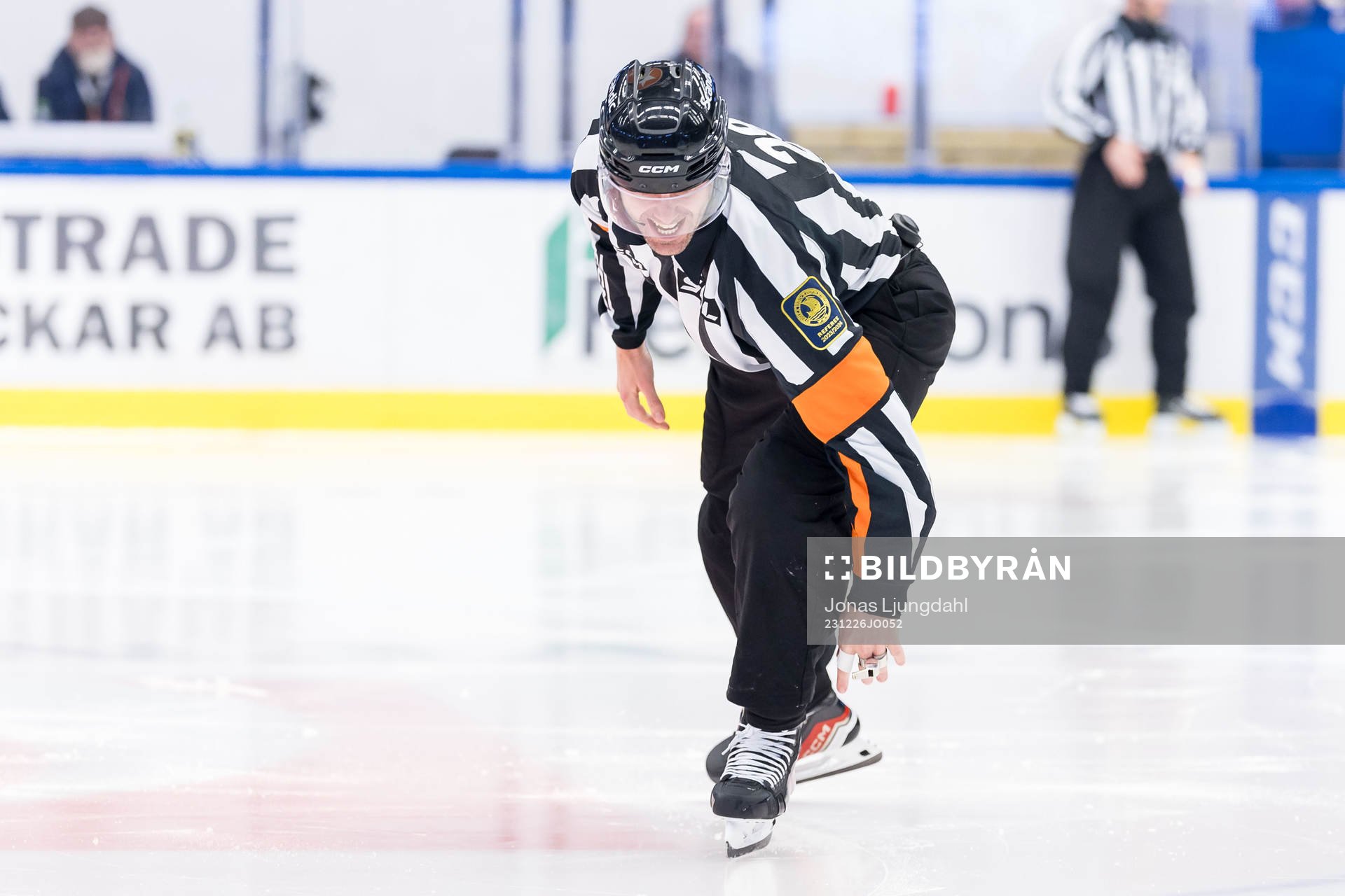 Domare Richard Magnusson har ont