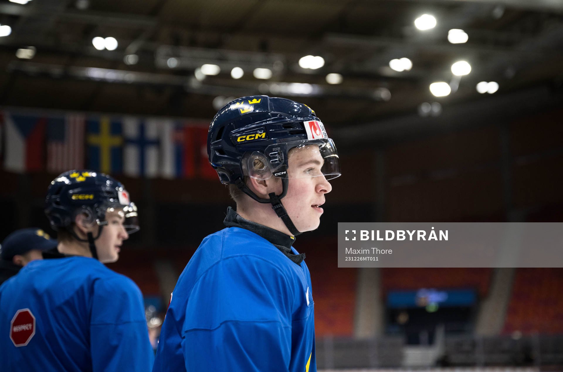 Zeb Forsfjäll of Sweden at a practice session