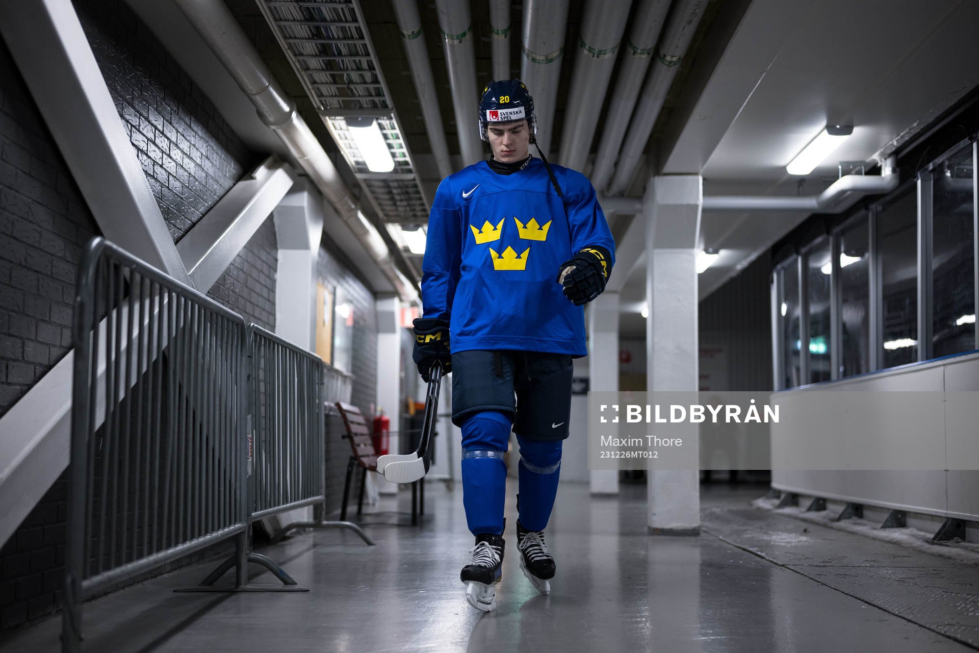 Liam Öhgren of Sweden at a practice session