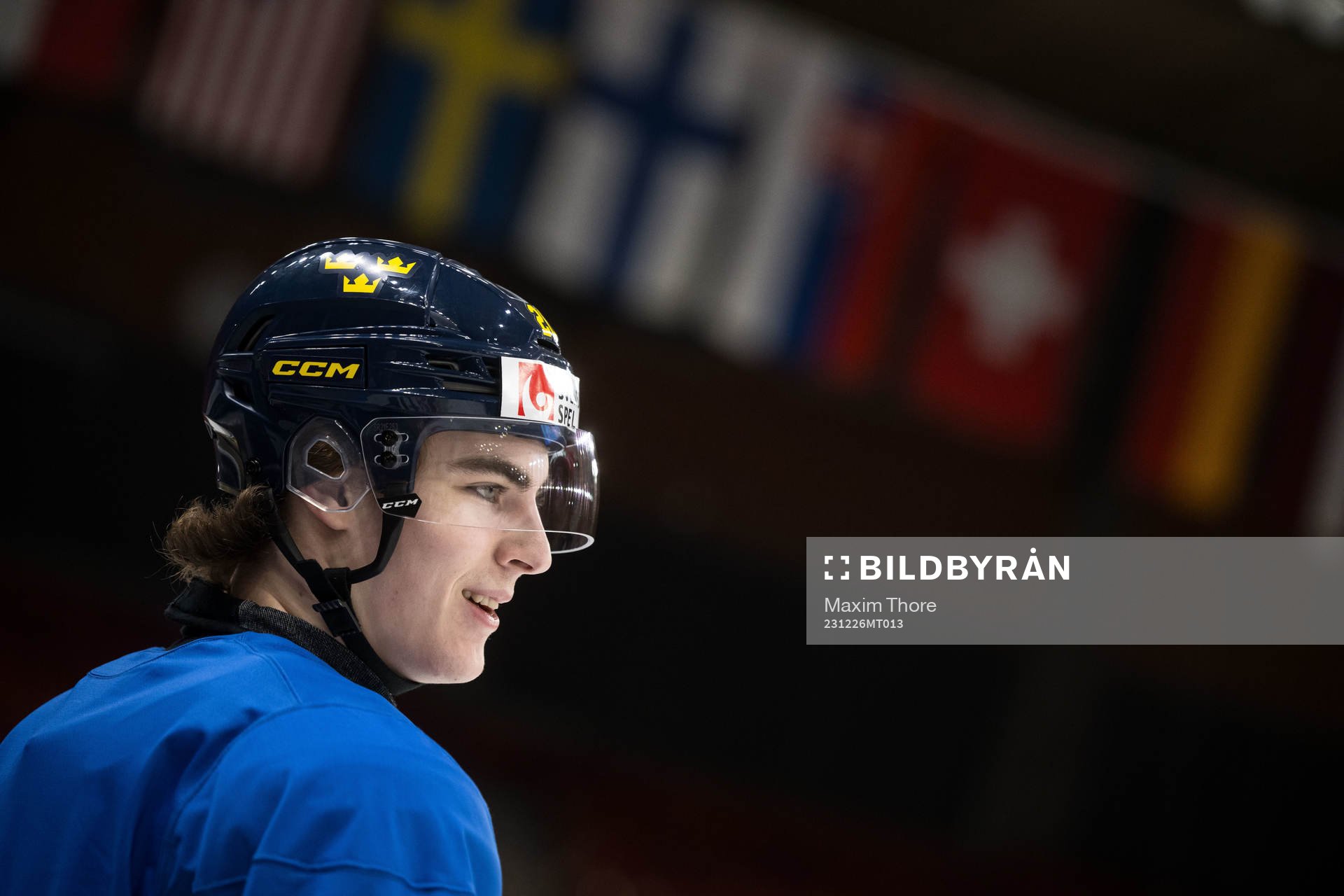 Liam Öhgren of Sweden at a practice session