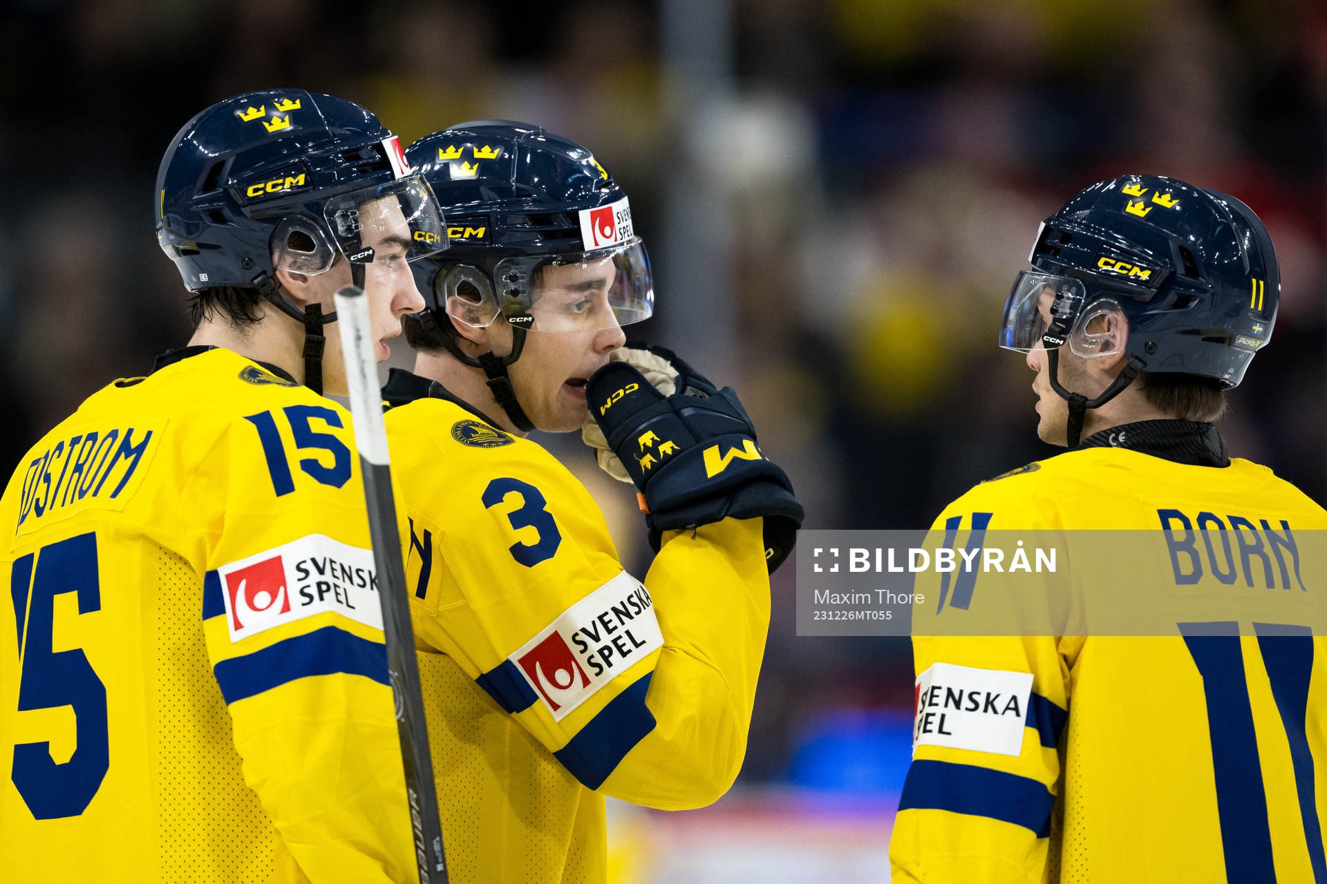 David Edstrom, Elias Salomonsson, and Isac Born of Sweden