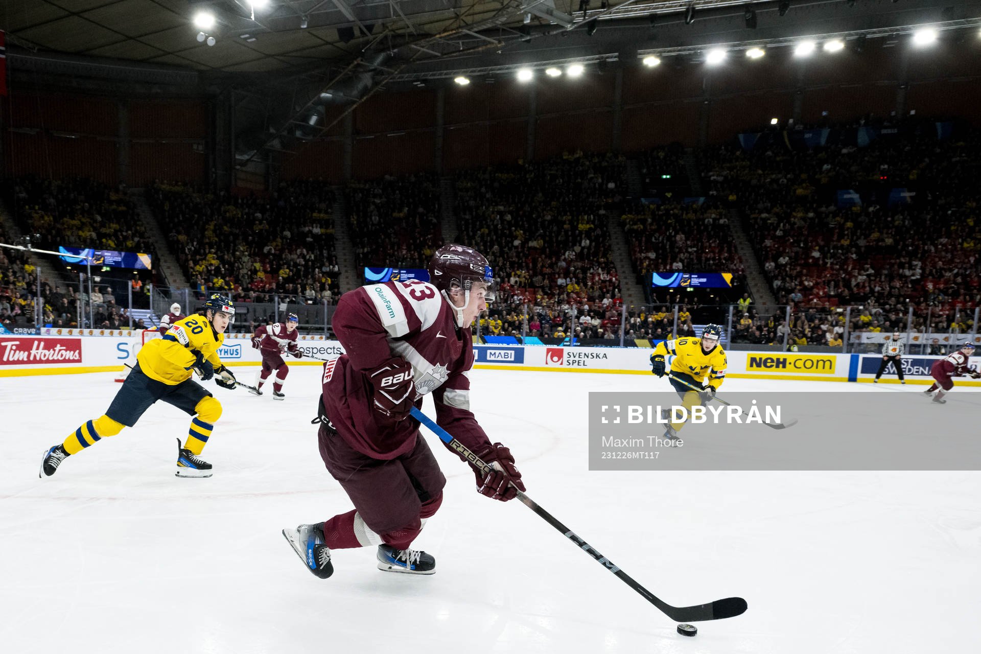 Liam Öhgren of Sweden and Rodzers Bukarts of Latvia