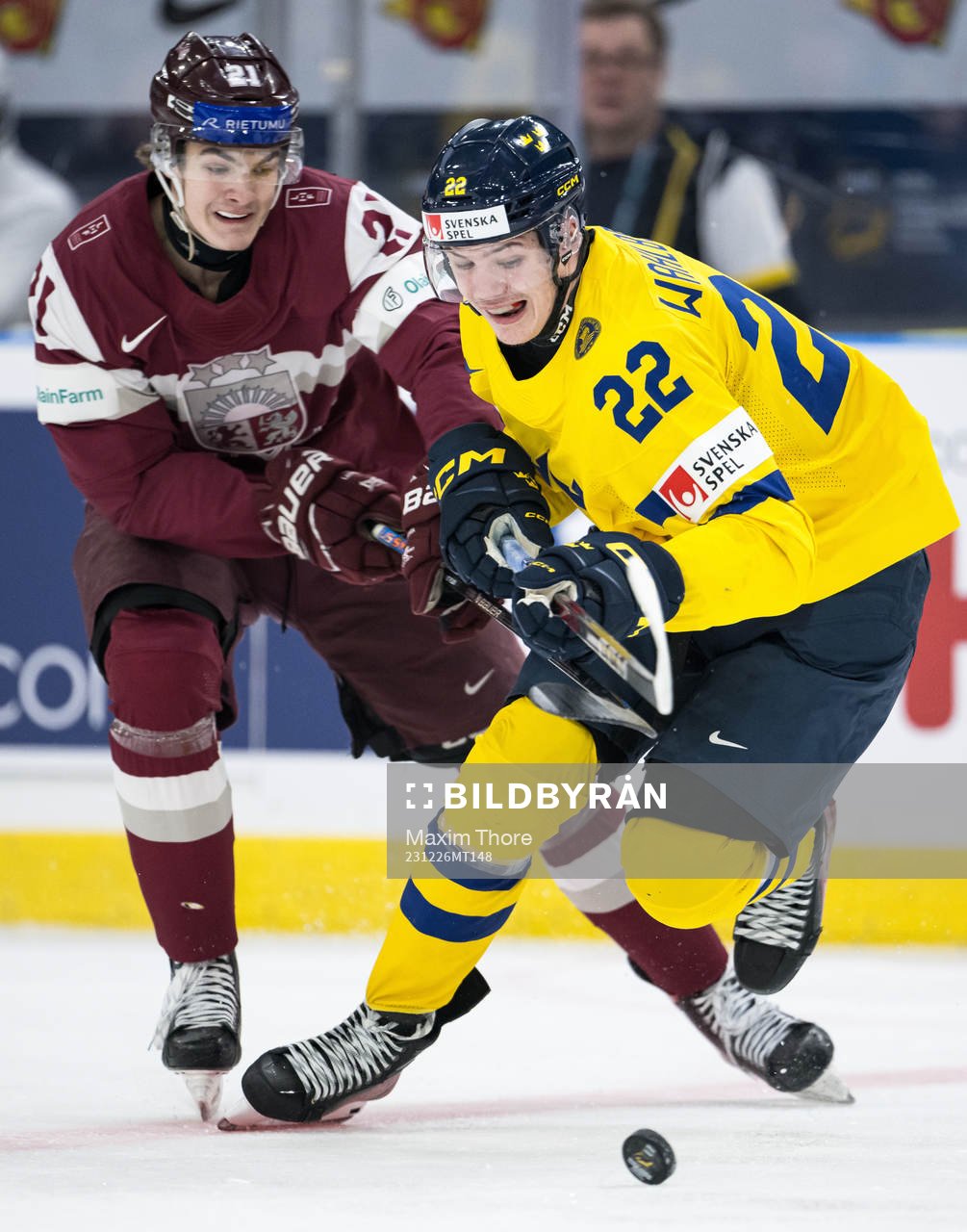 Rauls Ozollapa of Latvia and Anton Wahlberg of Sweden