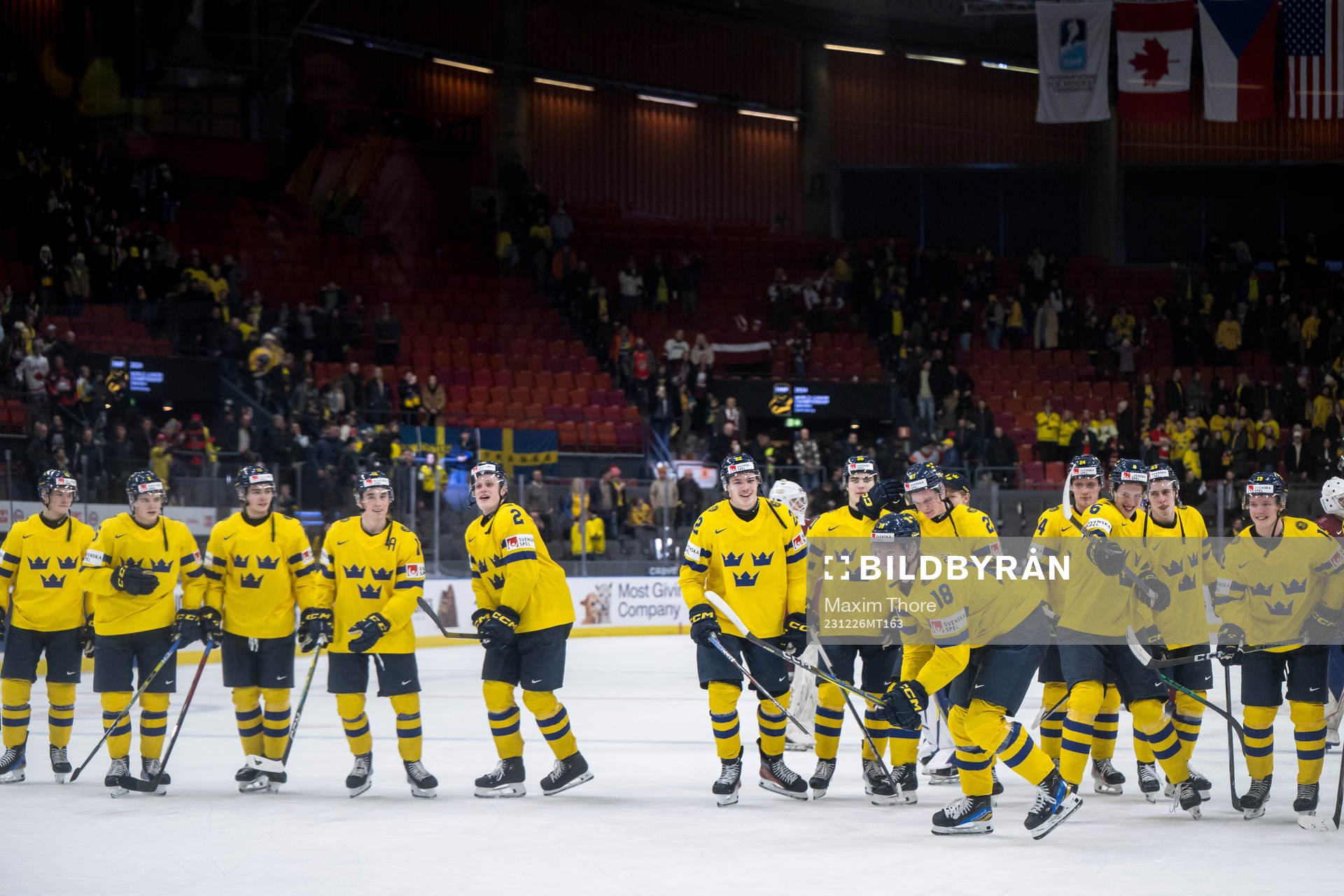 Filip Bystedt of Sweden celebrates