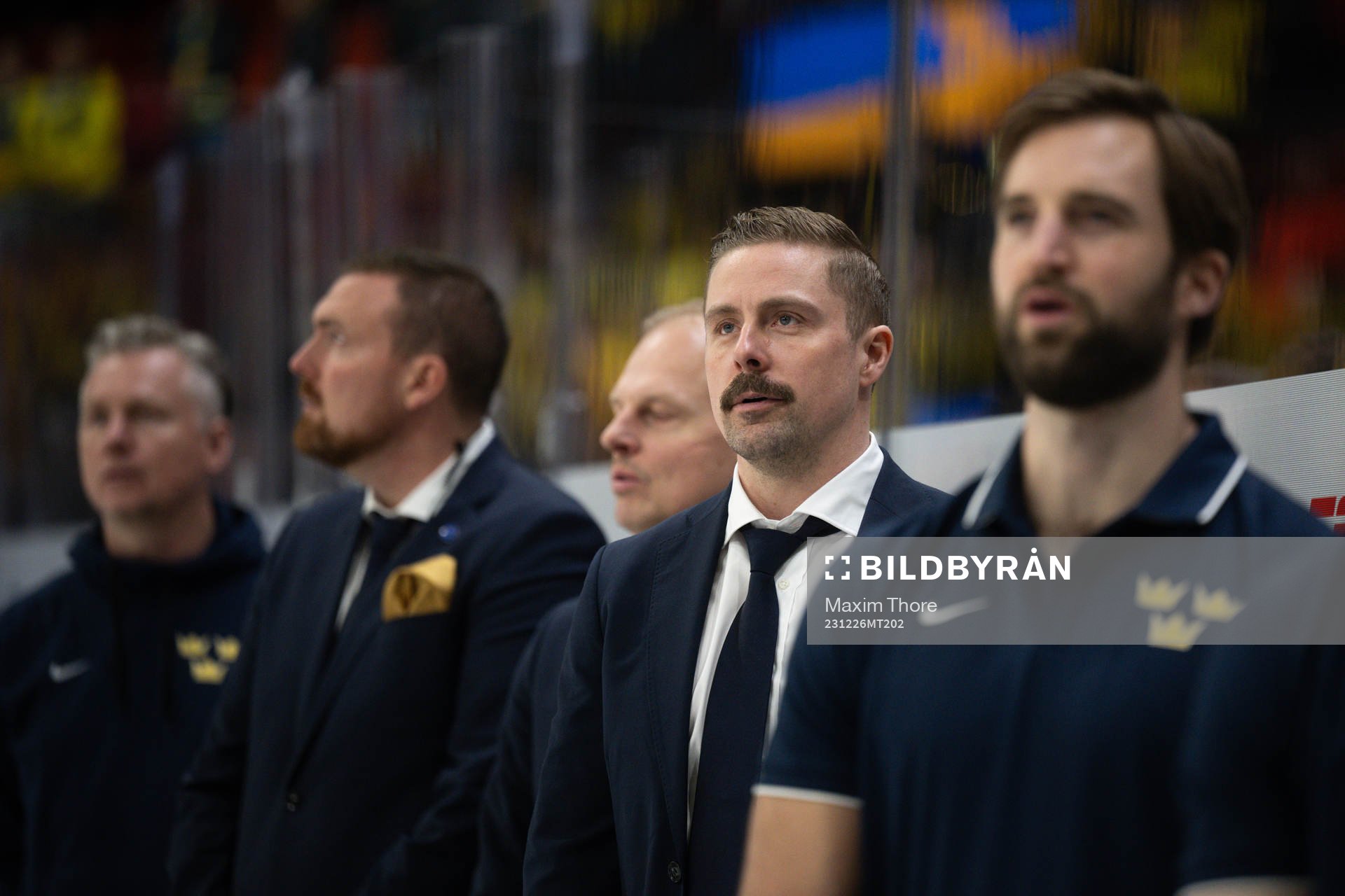 Assistant coach Pierre Johnsson of Sweden