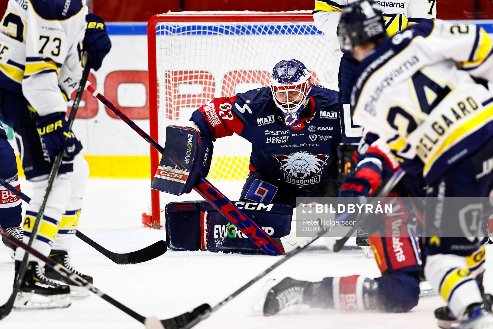 Linköpings målvakt Marcus Högberg