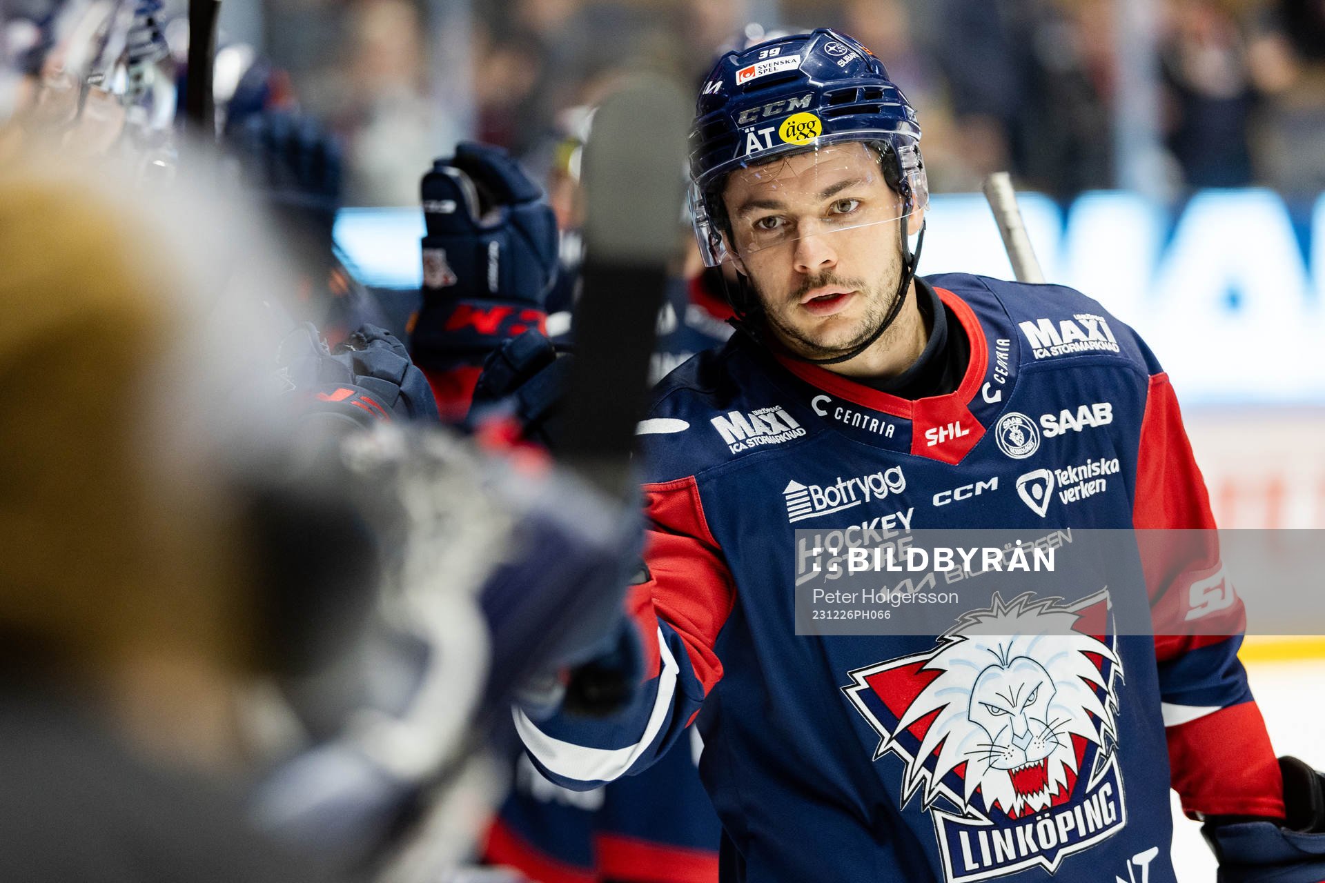 Linköpings Ty Rattie jublar