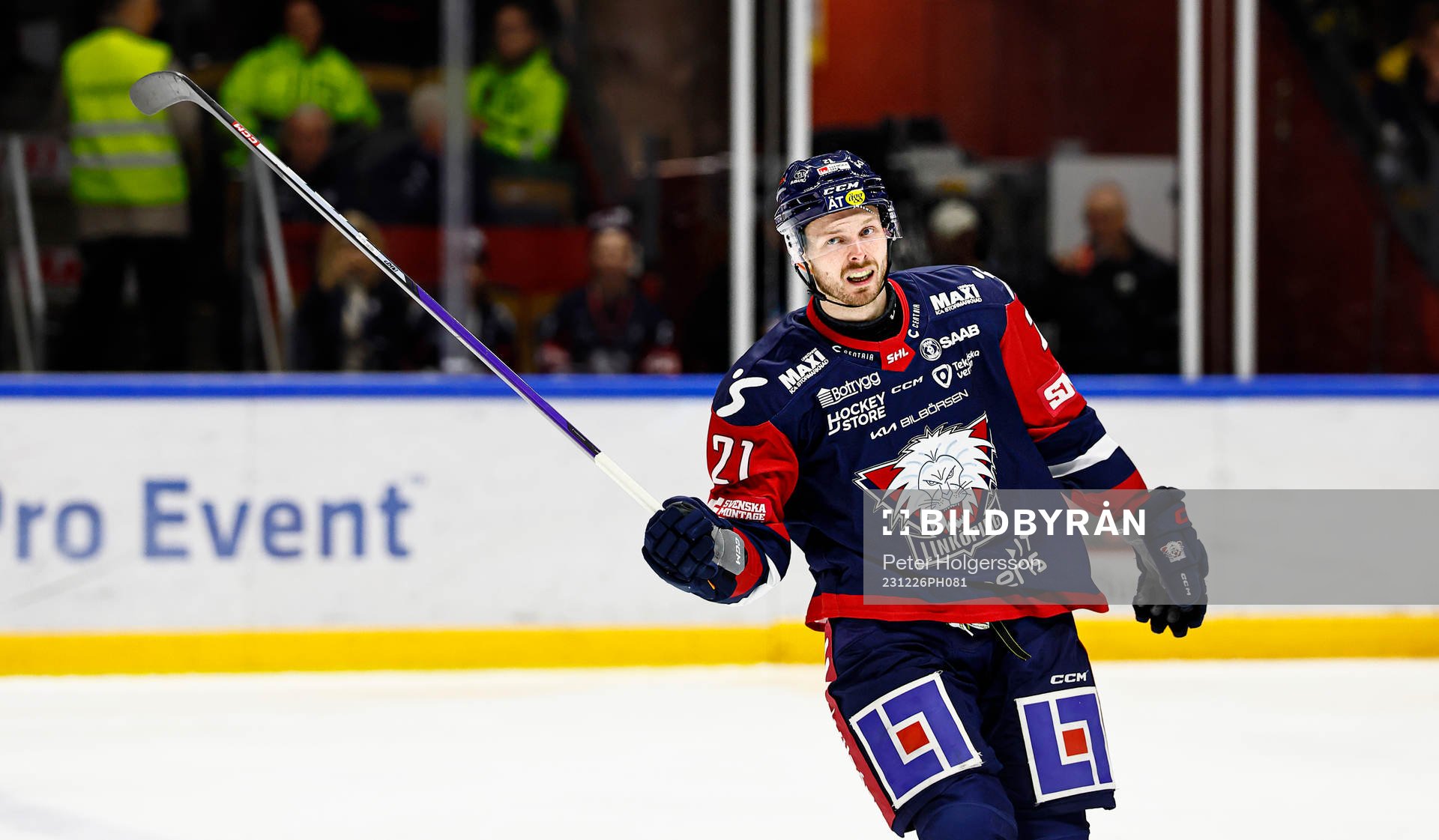Linköpings Christoffer Ehn jublar