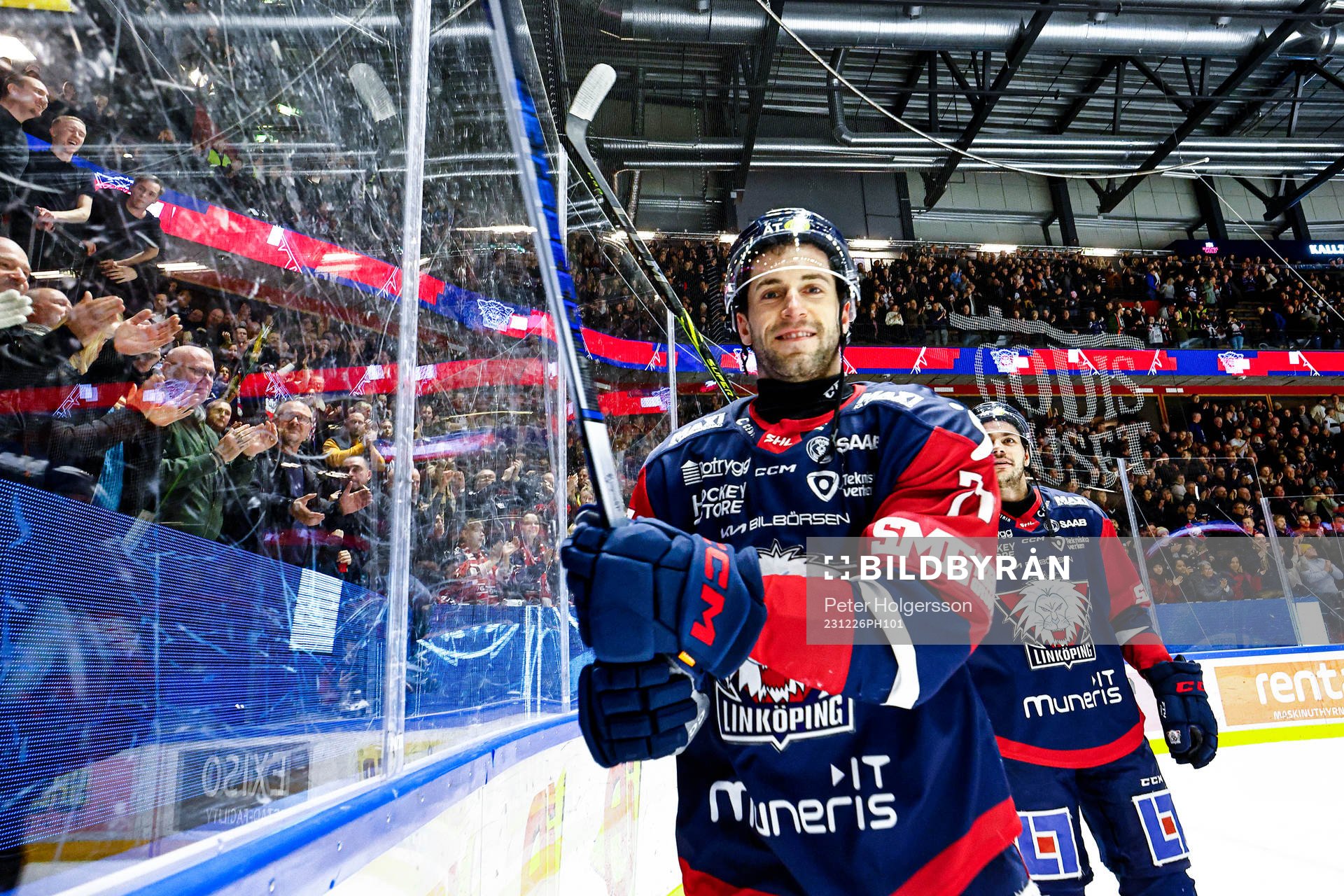 Linköpings Taylor Leier jublar