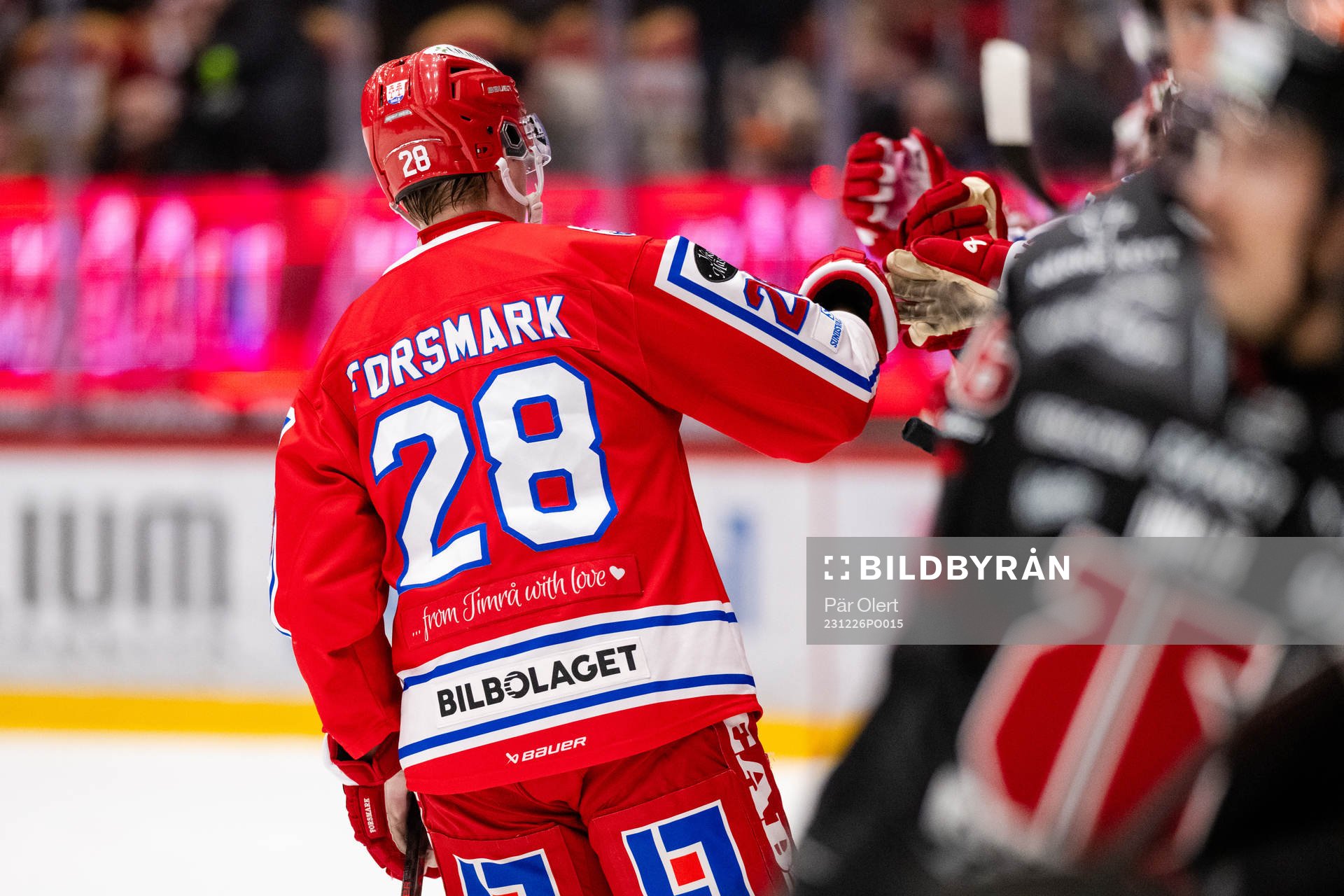 Timrås Simon Forsmark jublar