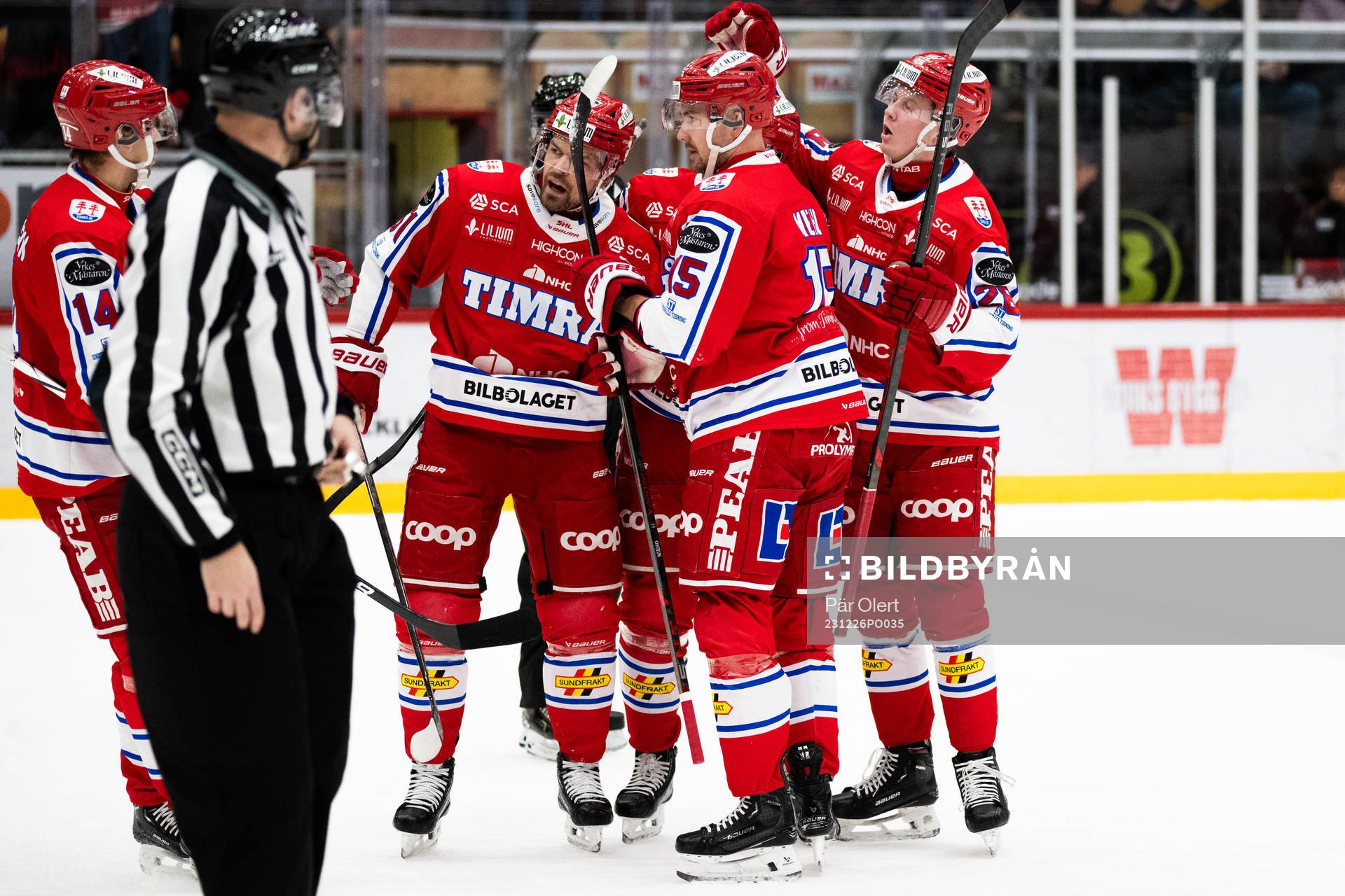 Timrås Simon Forsmark jublar