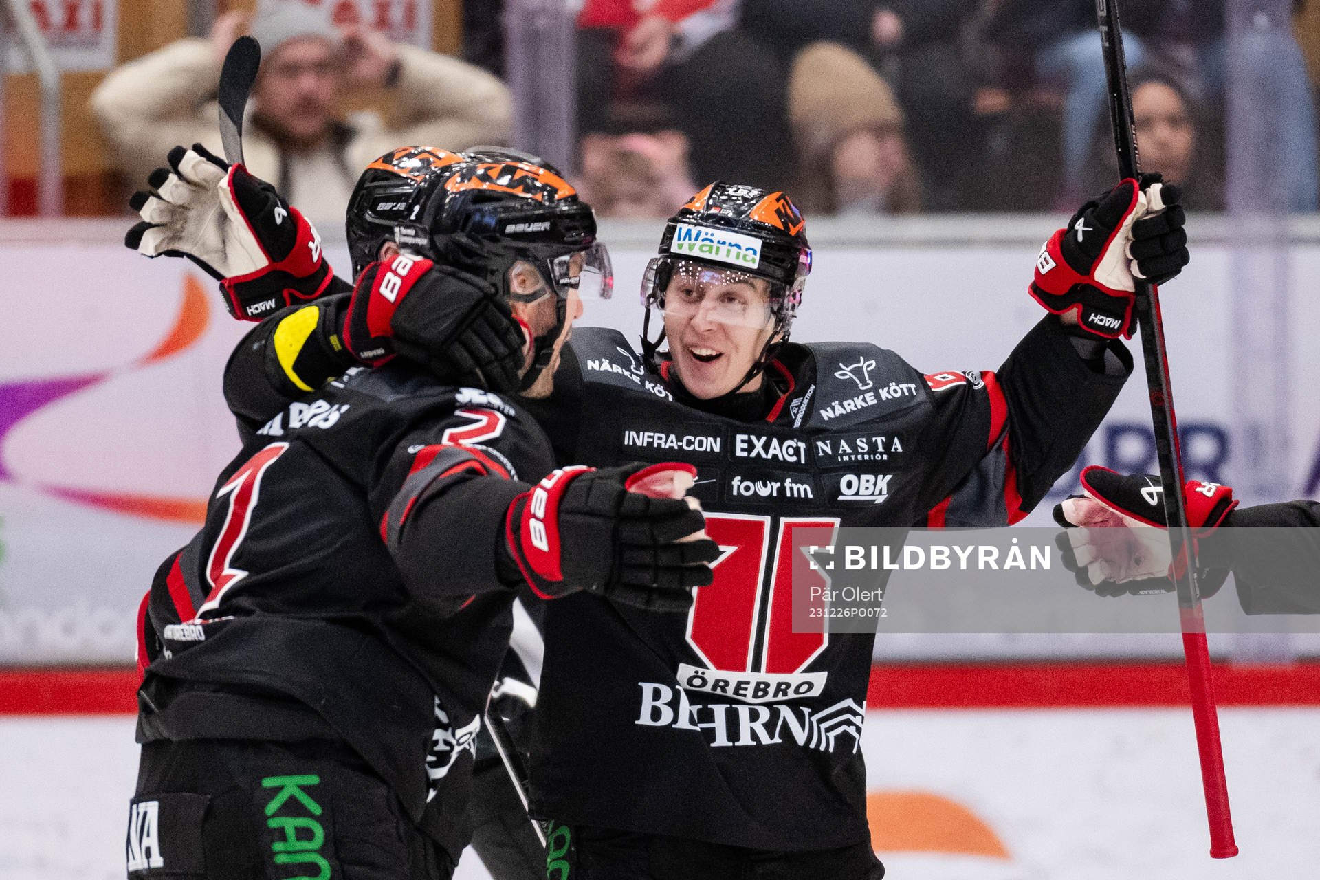 Örebros Rasmus Rissanen jublar