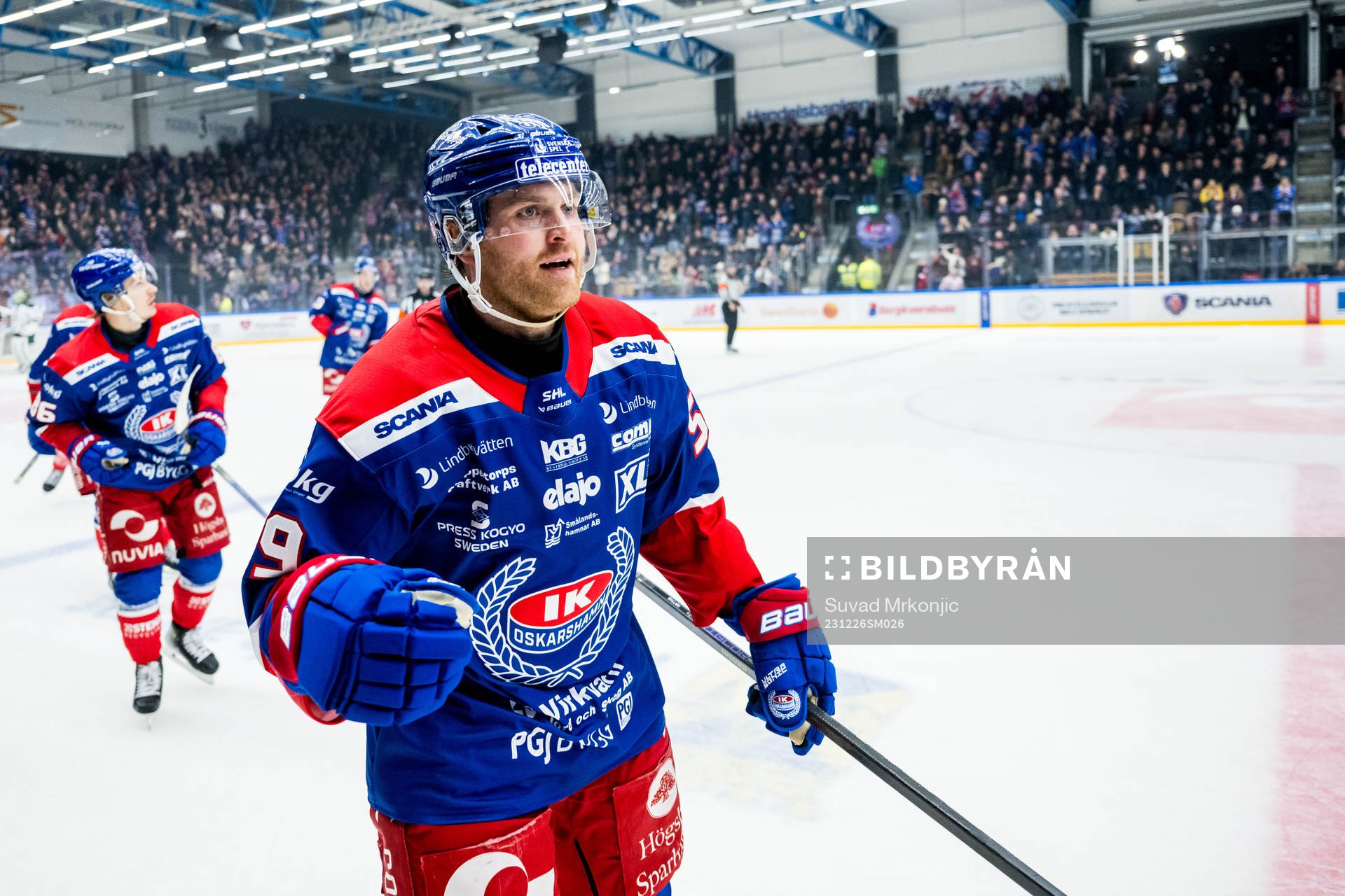 Oskarshamns Anton Mylläri jublar